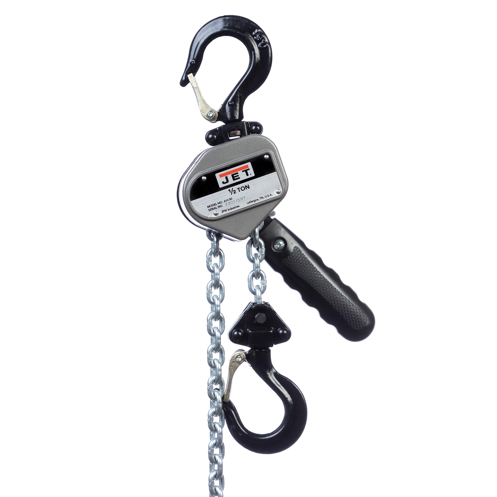 JET 1/2-Ton Compact Lever Hoist, 15' Lift (JLH-50-15)
