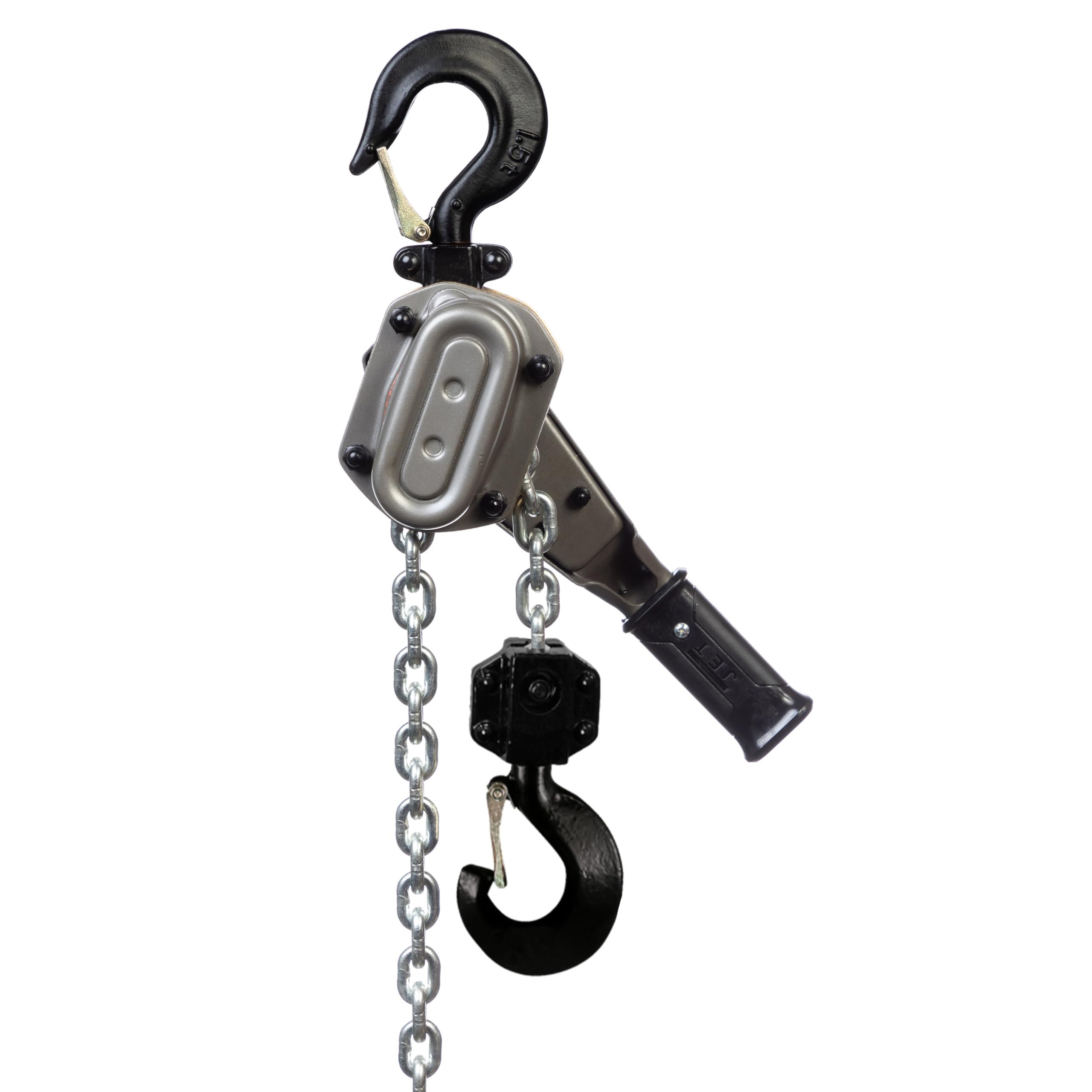 JET 1-1/2 Ton Lever Hoist, 15' Lift, Overload Protection, Shipyard Hooks (JLH-150-15PSH)