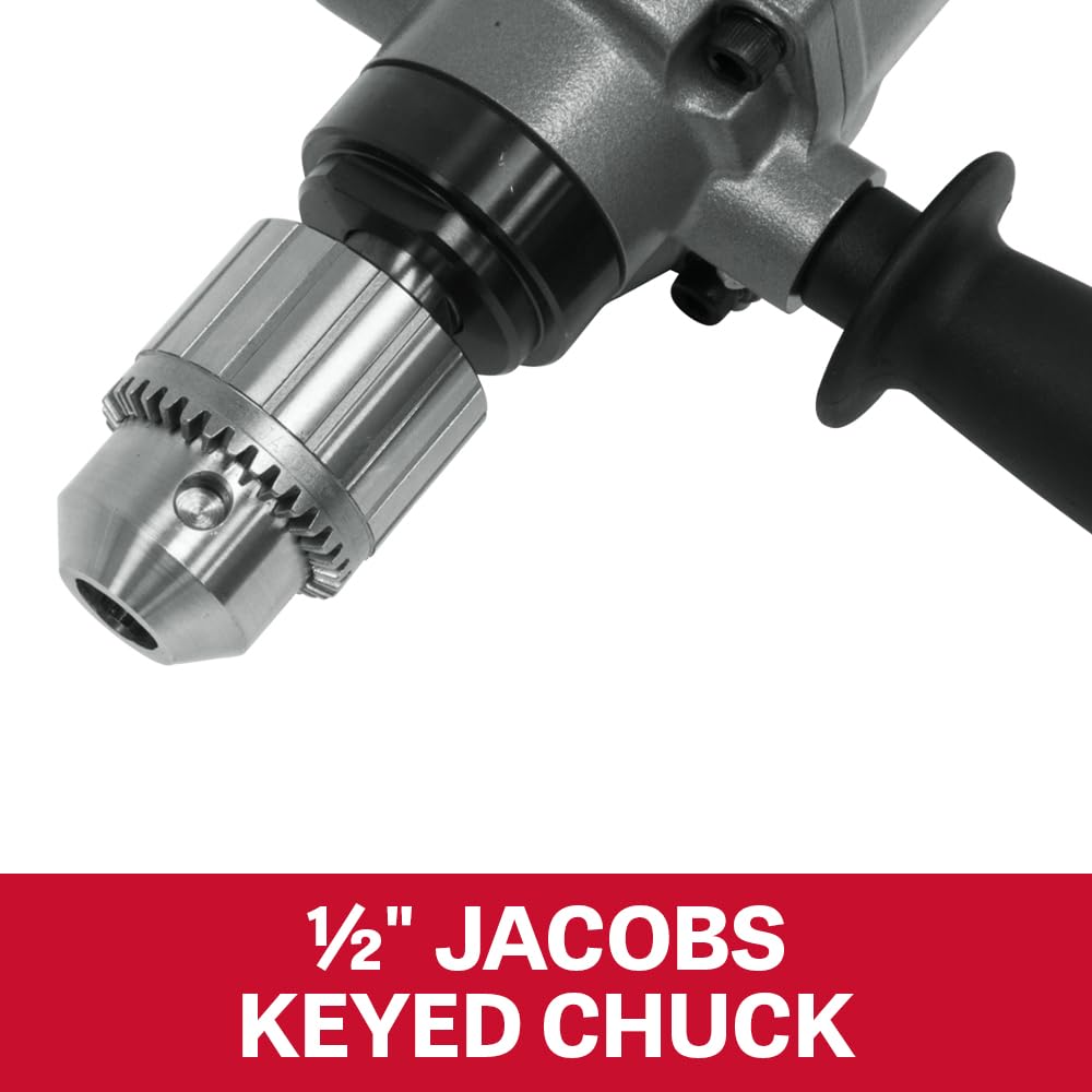 JET 1/2-Inch Pneumatic Industrial Drill, 1200 RPM (JCT-5670)