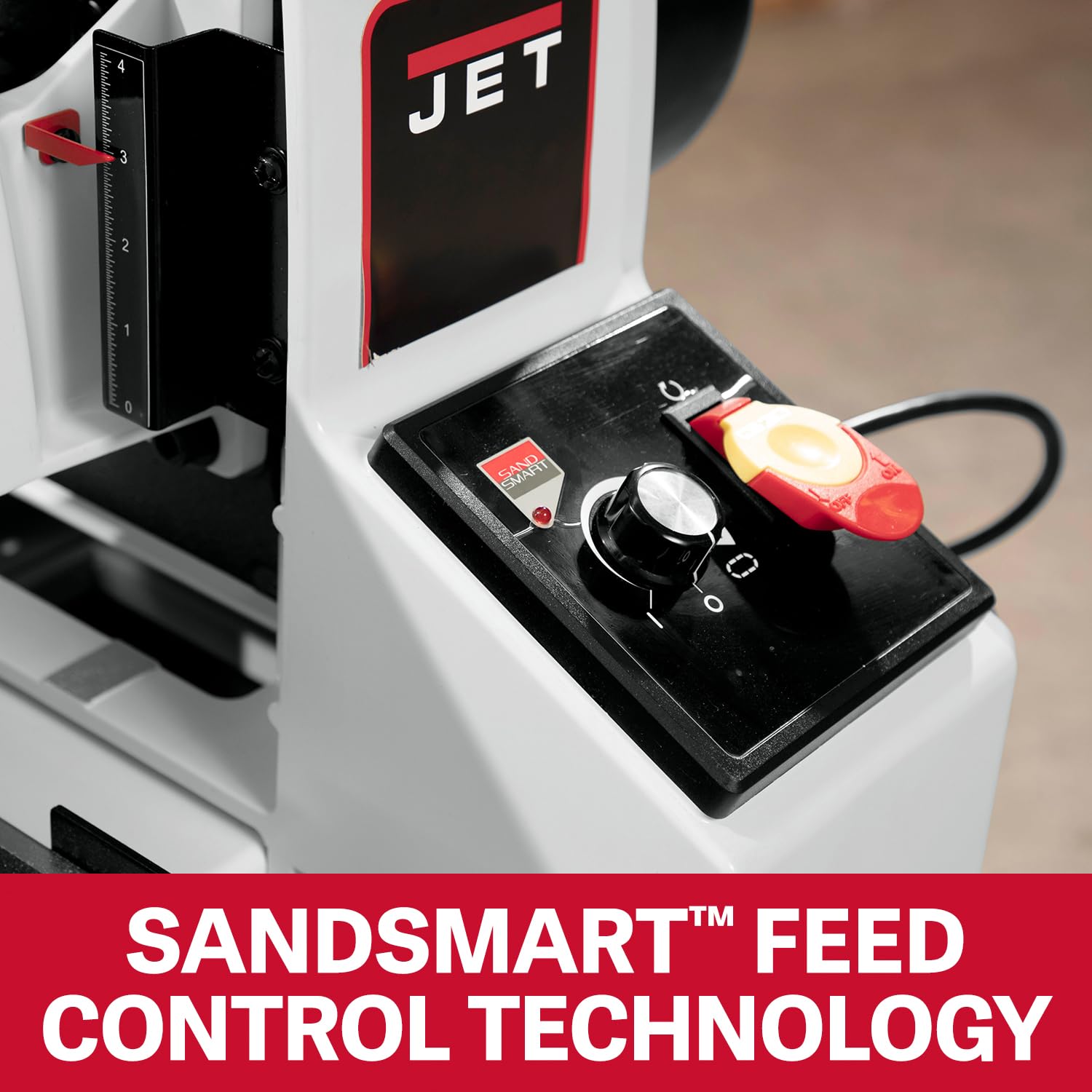 JET 25-Inch Drum Sander, Closed Stand, 1-3/4 HP, 115V 1Ph (JWDS-2550)