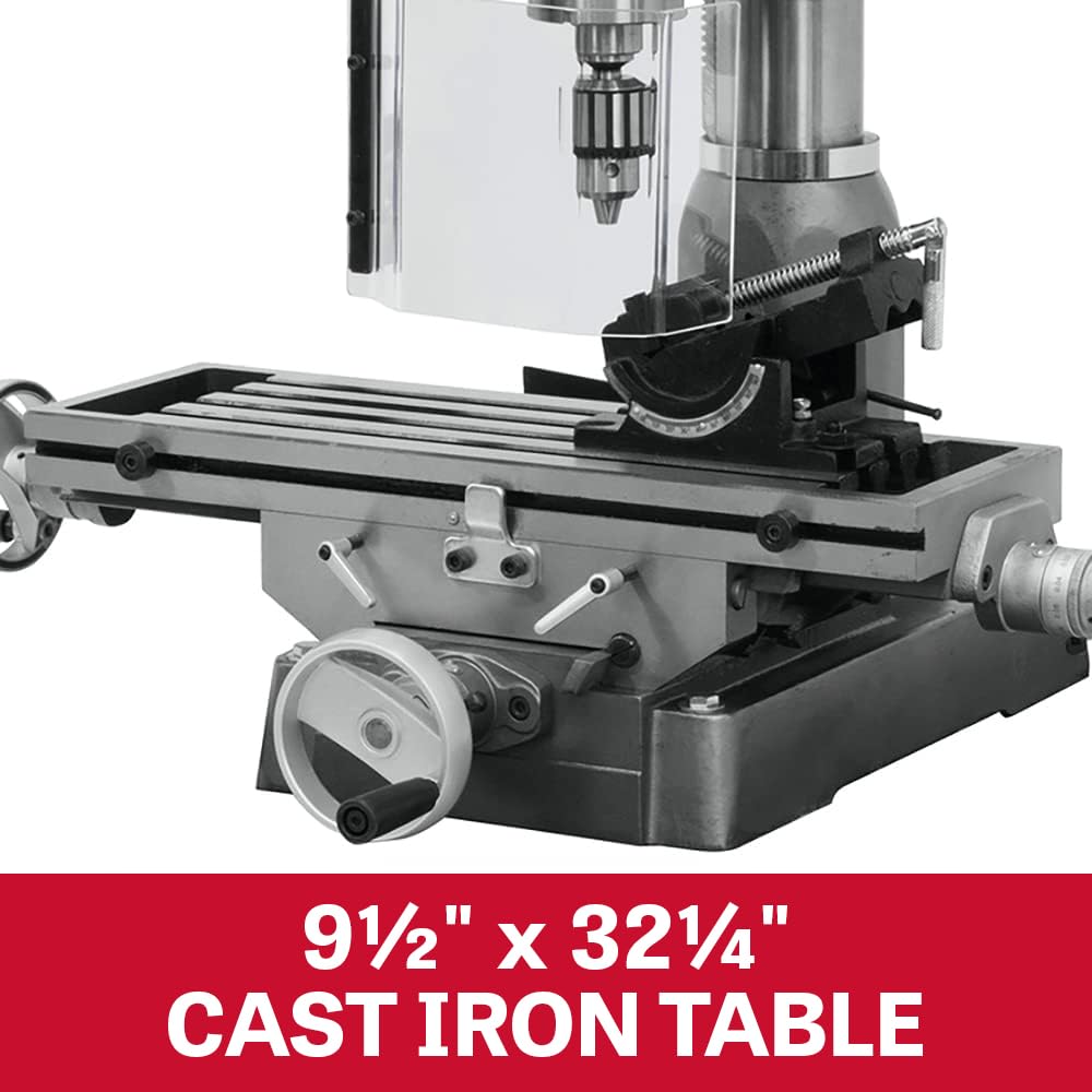 JET 18-Inch Mill Drill Machine, ACU-RITE 203 DRO, 2 HP, 115/230V 1Ph (Model JMD-18)