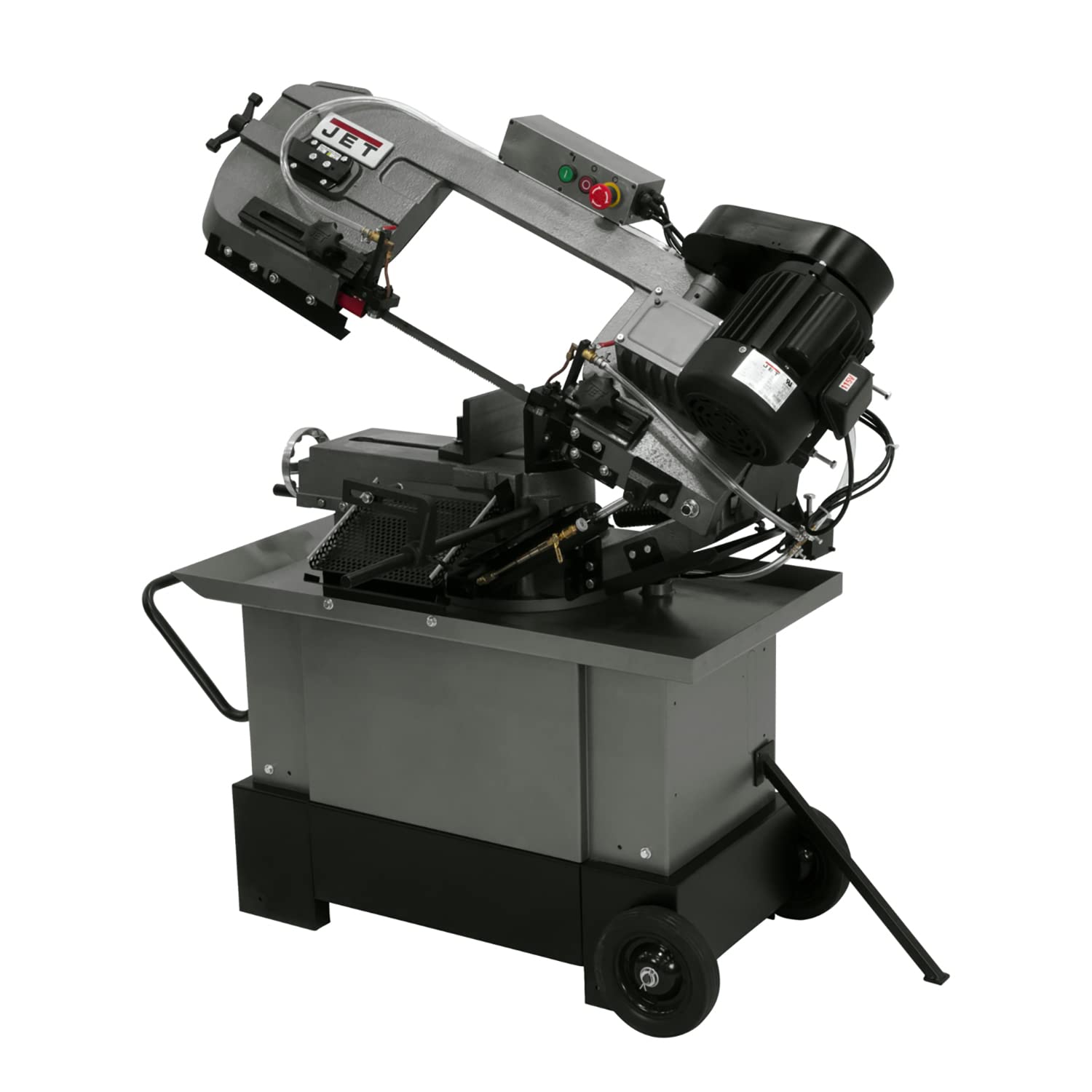 JET 7" x 10-1/2" Horizontal/Vertical Mitering Bandsaw, 1 HP, 115/230V 1Ph (Model HVBS-710S)