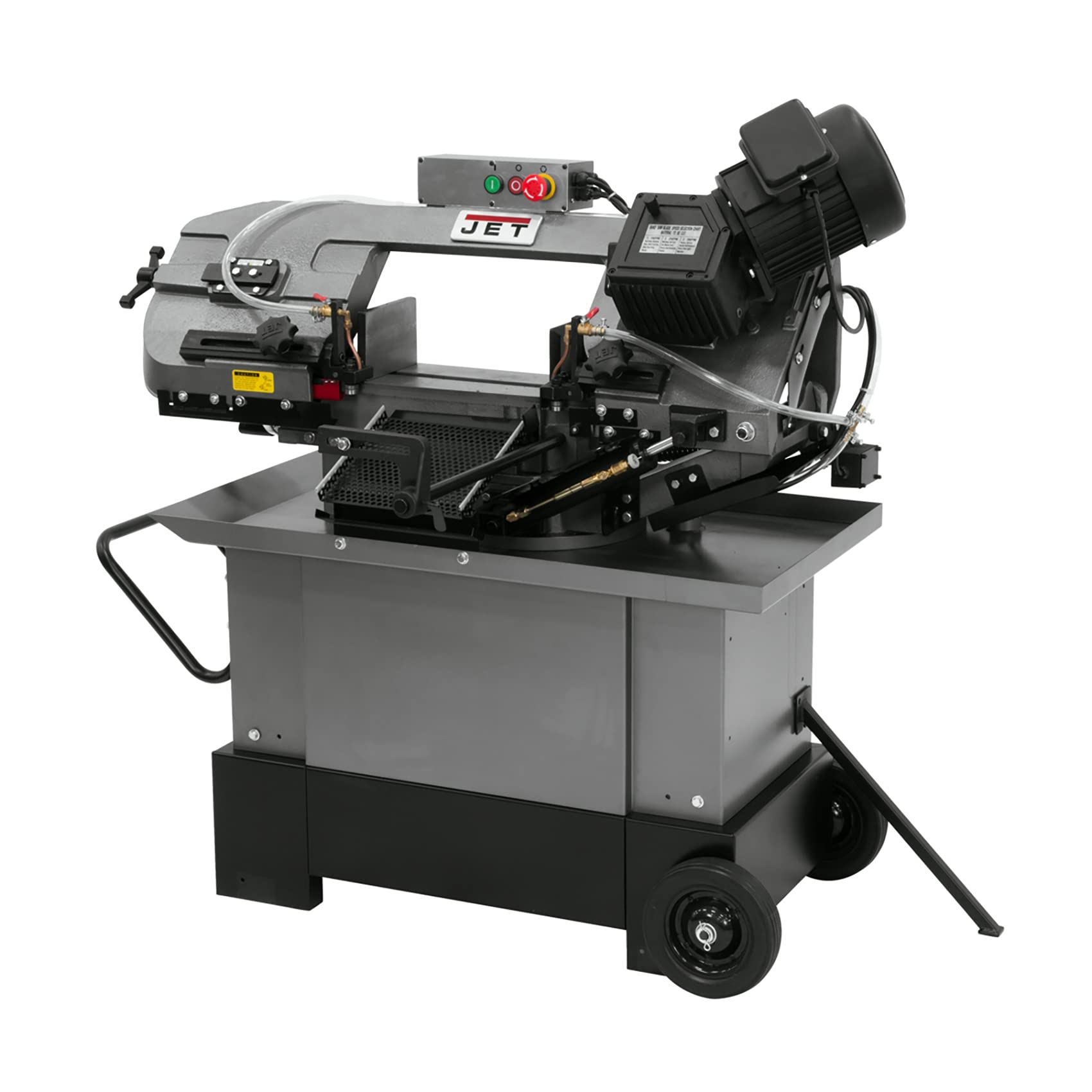 JET 7" x 10-1/2" Geared Head Mitering Bandsaw,1 HP, 115/230V 1Ph (Model HVBS-710G)