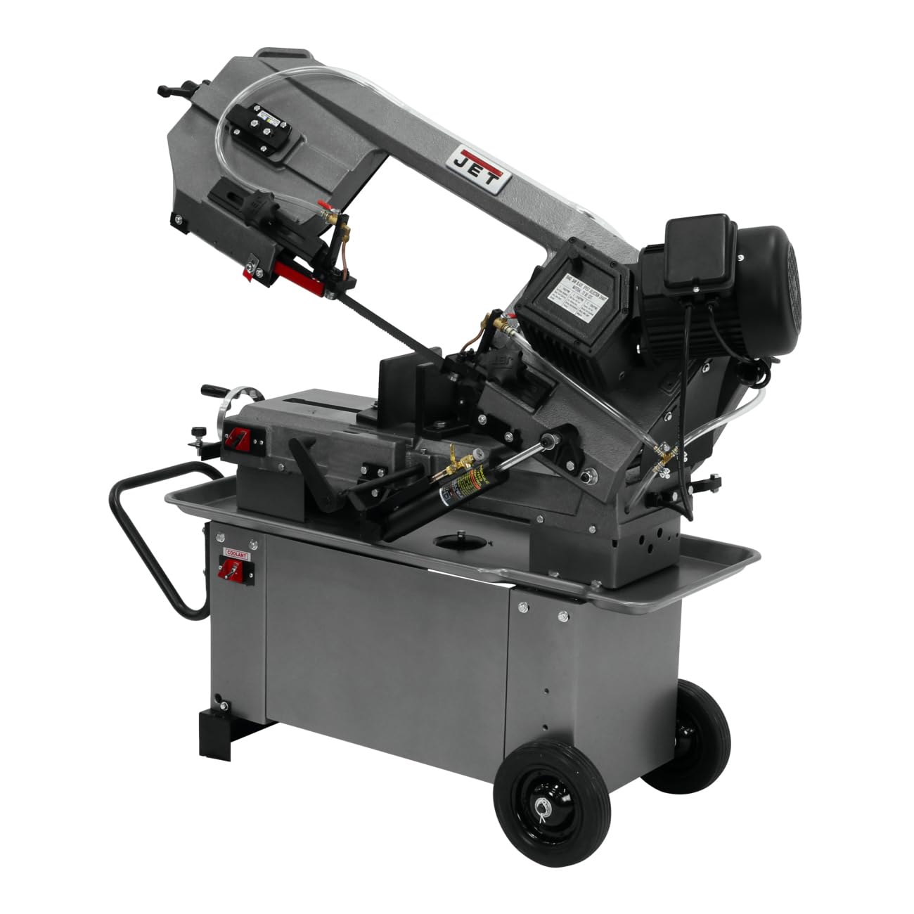 JET 8" x 12" Geared Head Horizontal Bandsaw, 1 HP, 115/230V 1Ph (HBS-812G)