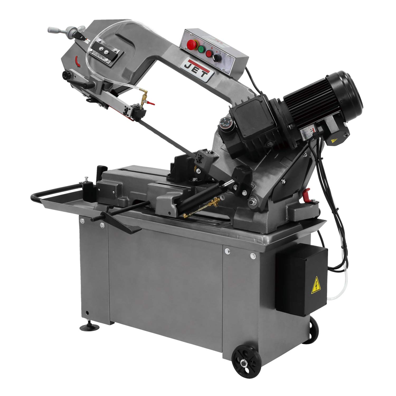 JET 8" x 14" Geared Head Metal Cutting Horizontal/ Band Saw, 1 HP, 115/230V 1Ph (HBS-814GH)