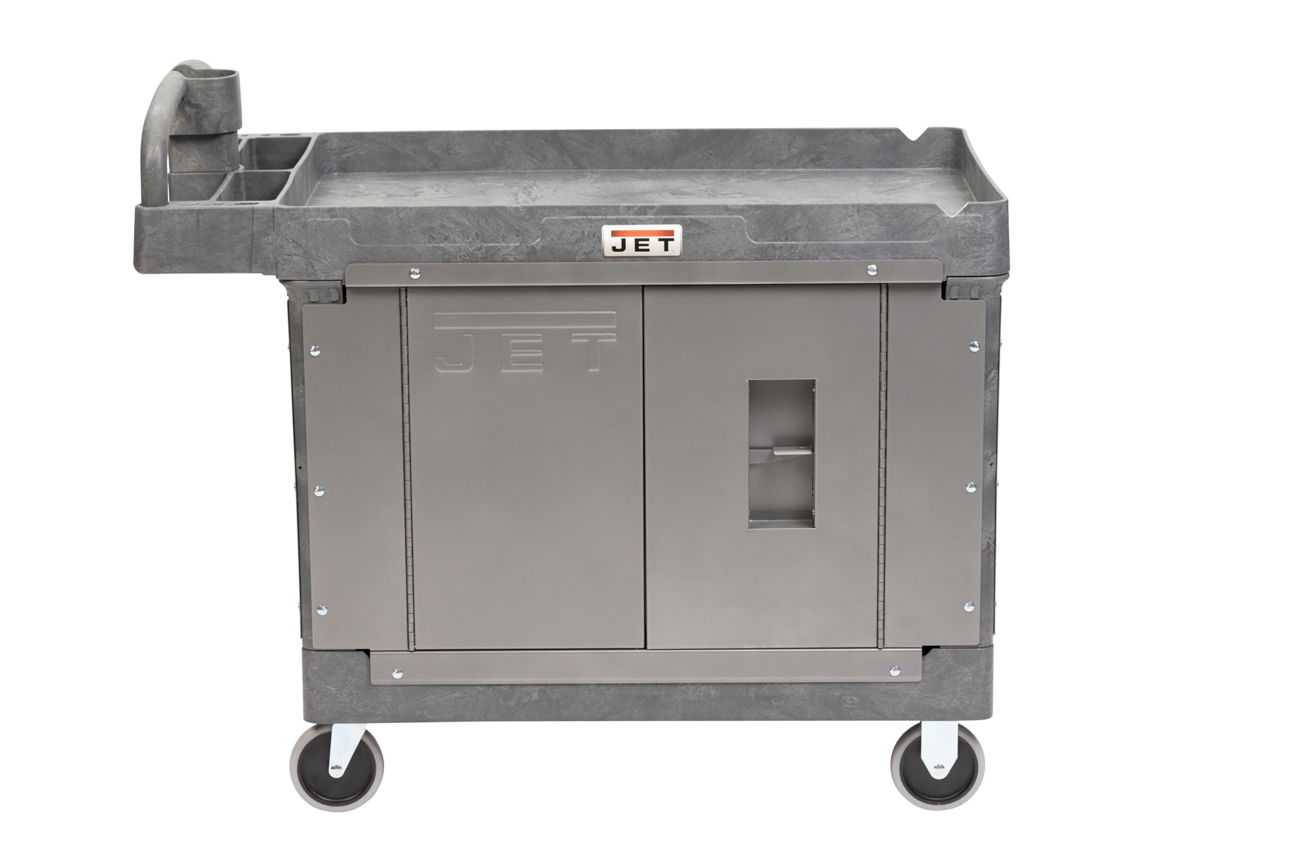 JET PUC-4325 Resin Utility Cart with JT1-125 Load-N-Lock Security System 7 JET PUC-4325 Resin Utility Cart with JT1-125 Load-N-Lock Security System