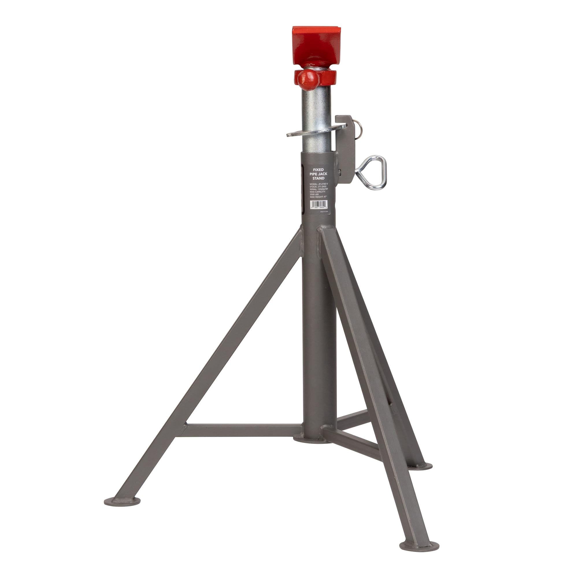 Jet Fixed Pipe Jack Stand, 2500 Lb. Capacity (JPJ-FXD-V) 8 Jet Fixed Pipe Jack Stand, 2500 Lb. Capacity (JPJ-FXD-V)