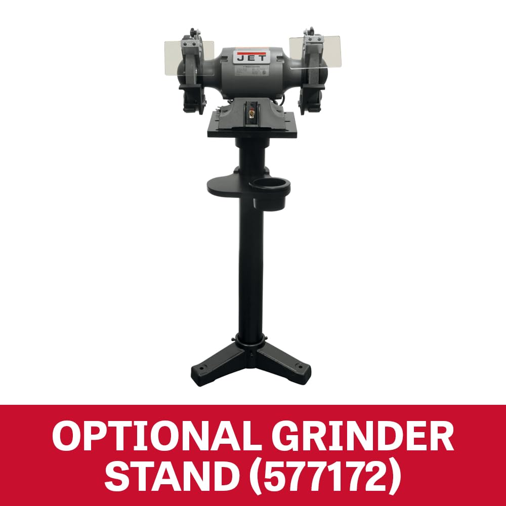 JET 6-Inch Bench Grinder, 3450 RPM, 1/4 HP, 115V 1Ph (Model JBG-6) 8 JET 6-Inch Bench Grinder, 3450 RPM, 1/4 HP, 115V 1Ph (Model JBG-6)
