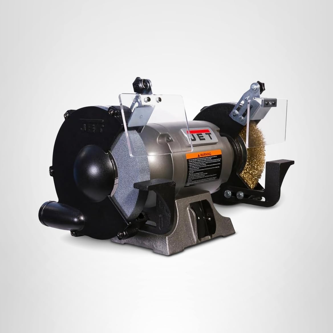 JET 8-Inch Bench Grinder with Wire Wheel, 3450 RPM, 1 HP, 115V 1Ph (JBG-8W) 10 JET 8-Inch Bench Grinder with Wire Wheel, 3450 RPM, 1 HP, 115V 1Ph (JBG-8W)