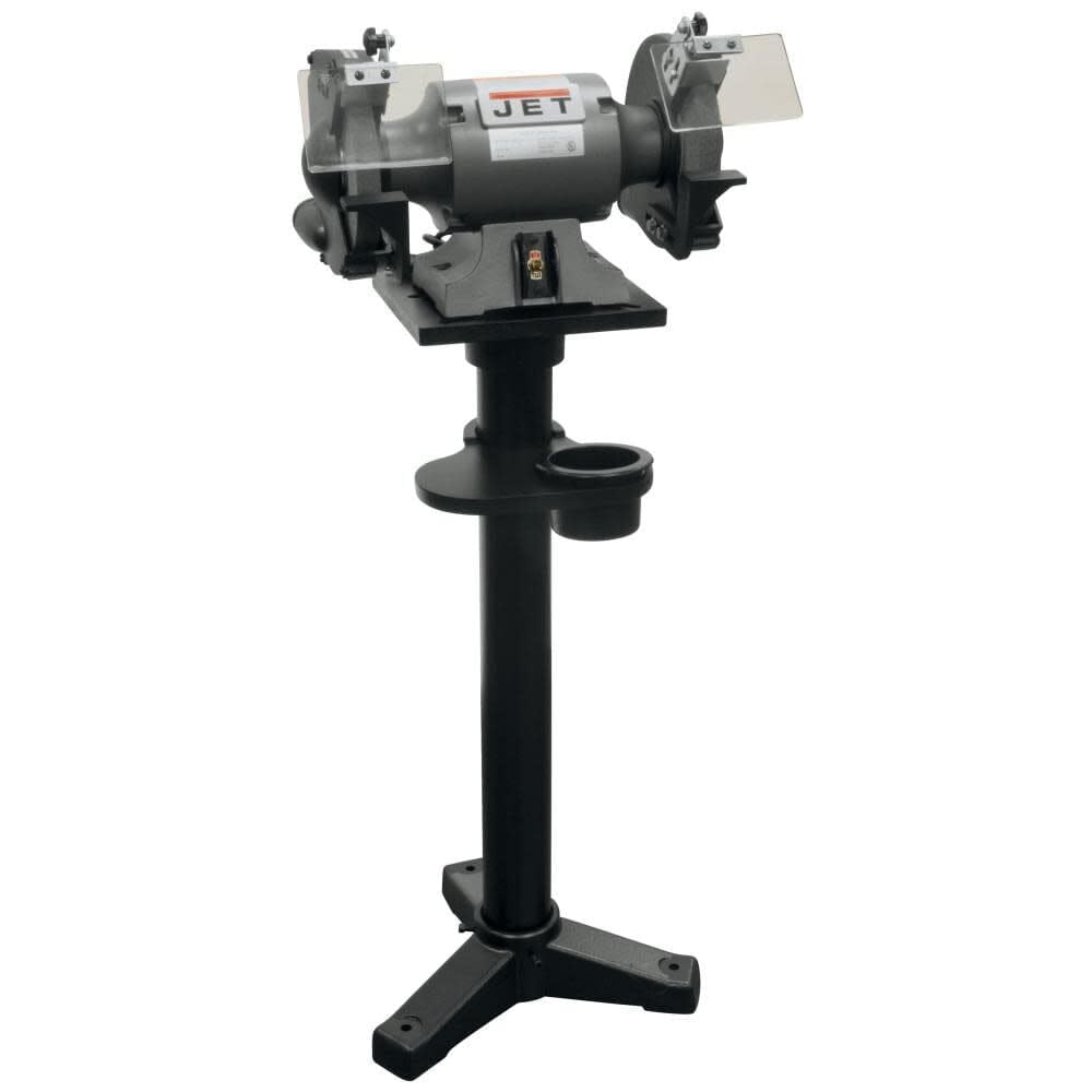 Jet Tools - JBG-8A, 8" Shop Grinder & JPS-2A Stand (577102K),Black,Grey