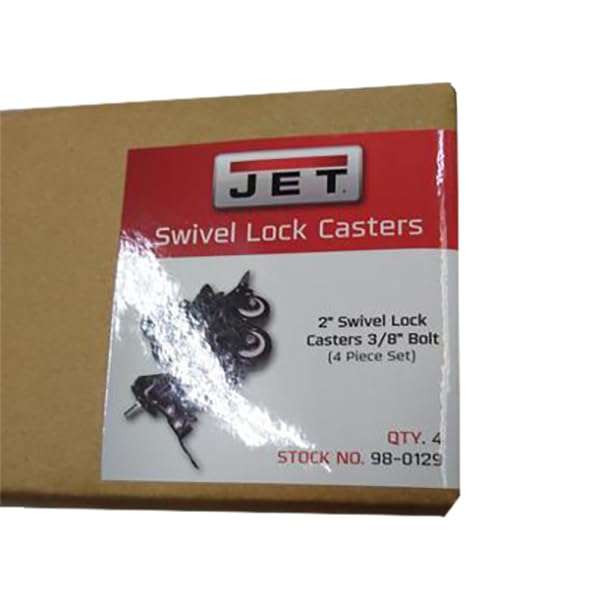 JET 2-Inch Swivel Lock Casters (98-0129) 3 JET 2-Inch Swivel Lock Casters (98-0129)