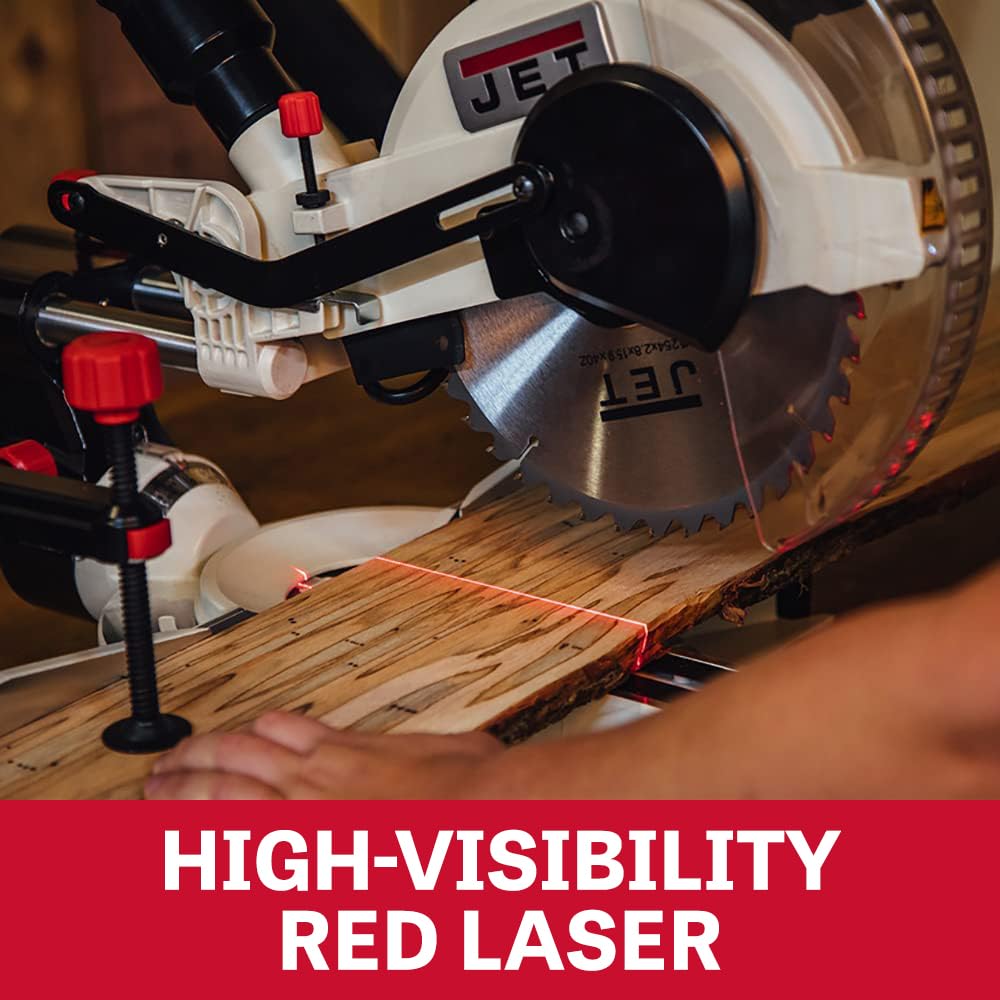 JET 12-Inch Sliding Dual-Bevel Compound Miter Saw, 1Ph 115V (Model JMS-12X) 6 JET 12-Inch Sliding Dual-Bevel Compound Miter Saw, 1Ph 115V (Model JMS-12X)