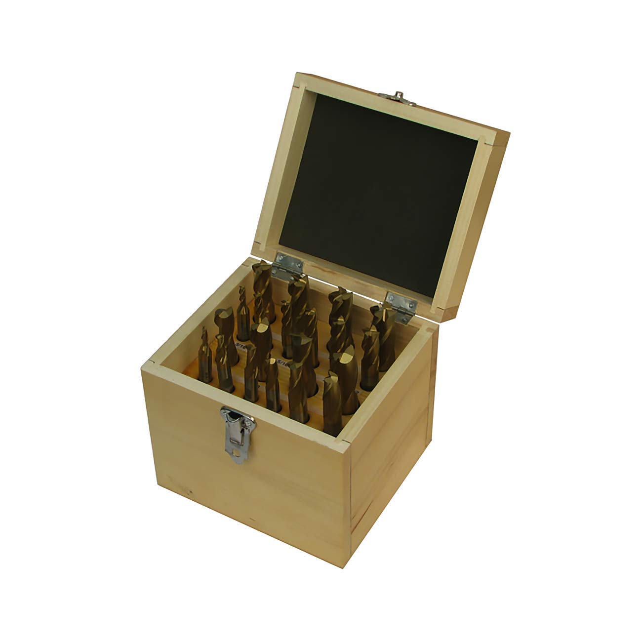 JET 20-Piece TiN-Coated Double-End Mill Set (650210)