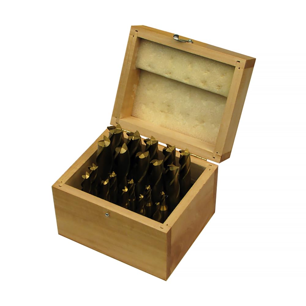 JET 20-Piece TiN-Coated Single End Mill Set (650211)