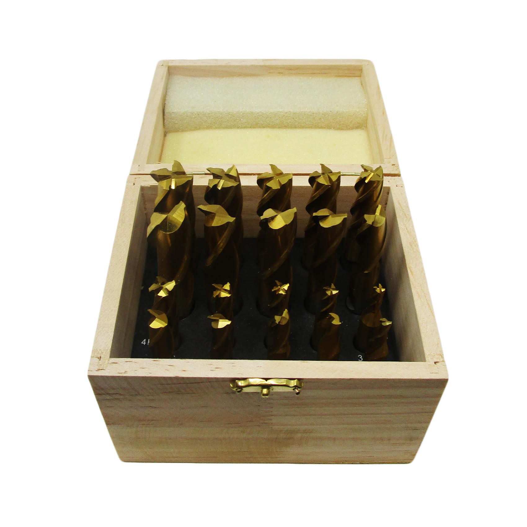JET 20-Piece TiN-Coated Single End Mill Set (650211)