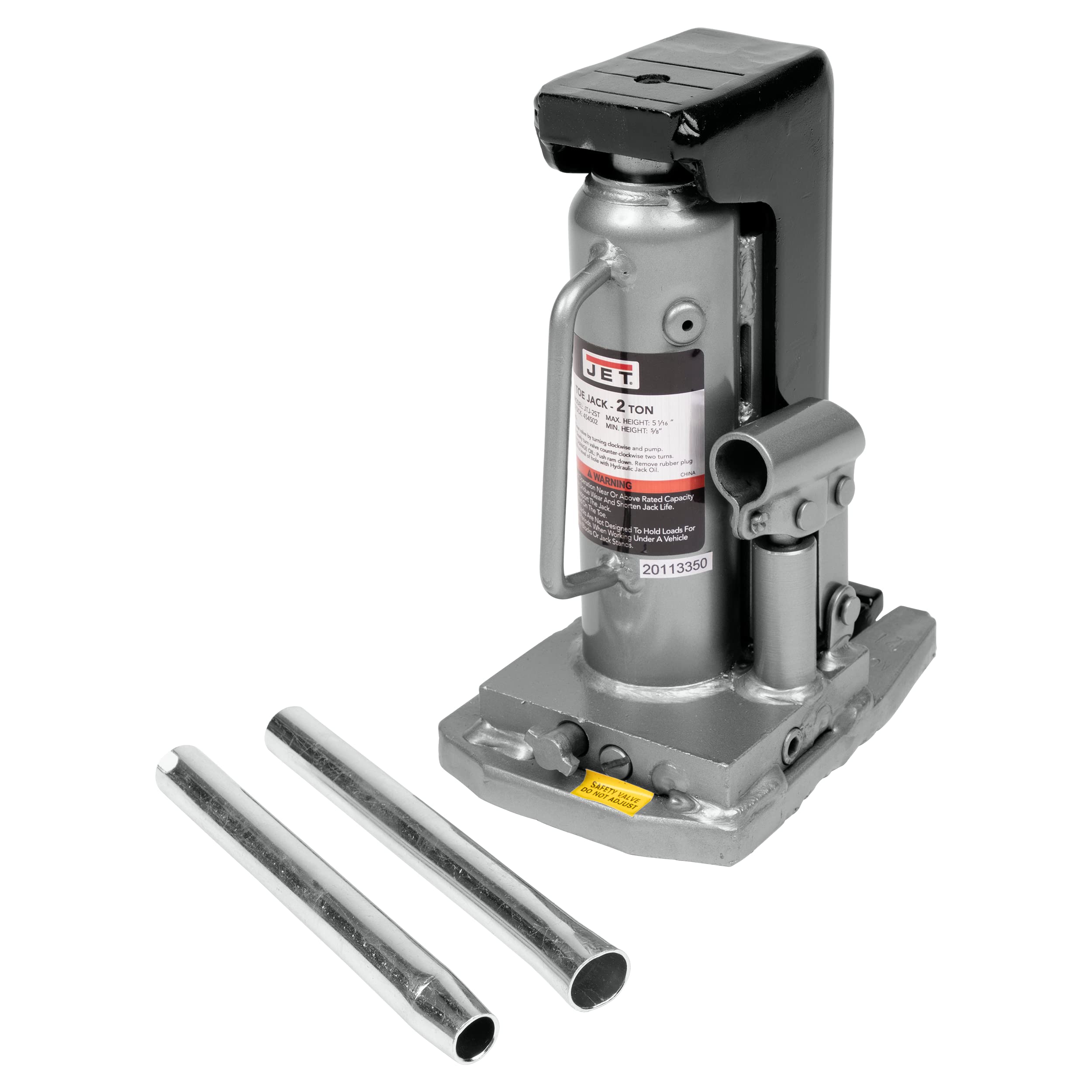 JET 2-Ton Hydraulic Toe Jack (Model JTJ-2ST) 1 JET 2-Ton Hydraulic Toe Jack (Model JTJ-2ST)