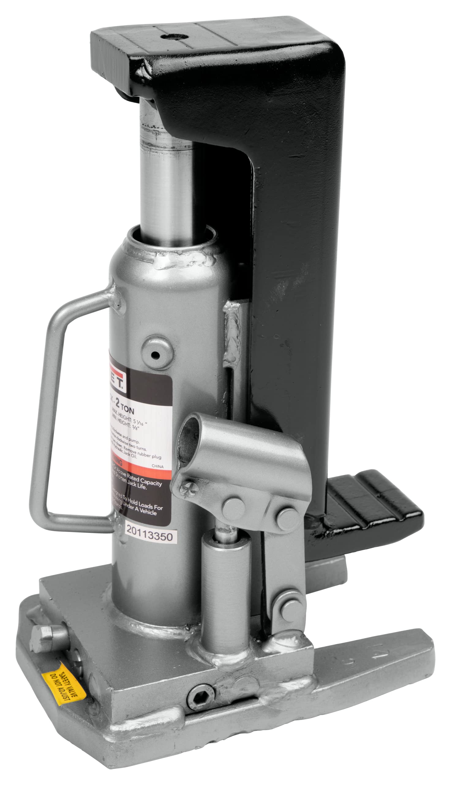 JET 2-Ton Hydraulic Toe Jack (Model JTJ-2ST) 5 JET 2-Ton Hydraulic Toe Jack (Model JTJ-2ST)