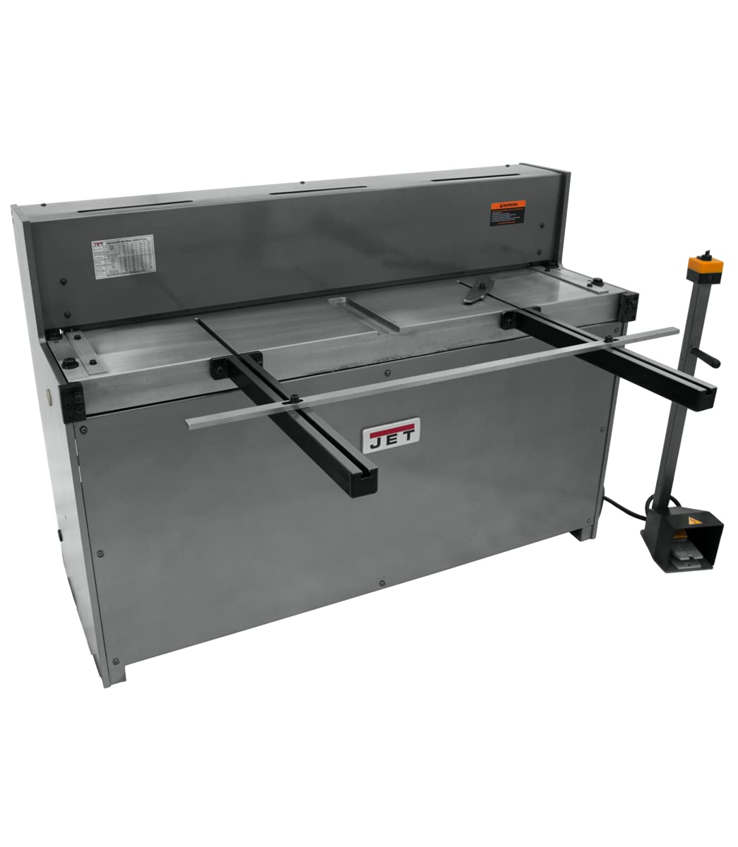 JET 52-Inch Hydraulic Shear, 14-Gauge Mild Steel, 3Ph 230V (HS1452-3T)