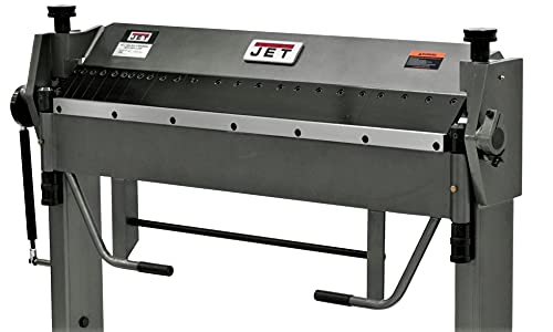 JET 50-Inch Box and Pan Brake with Foot Clamp, 14-Gauge Mild Steel (Model BPF-1450)