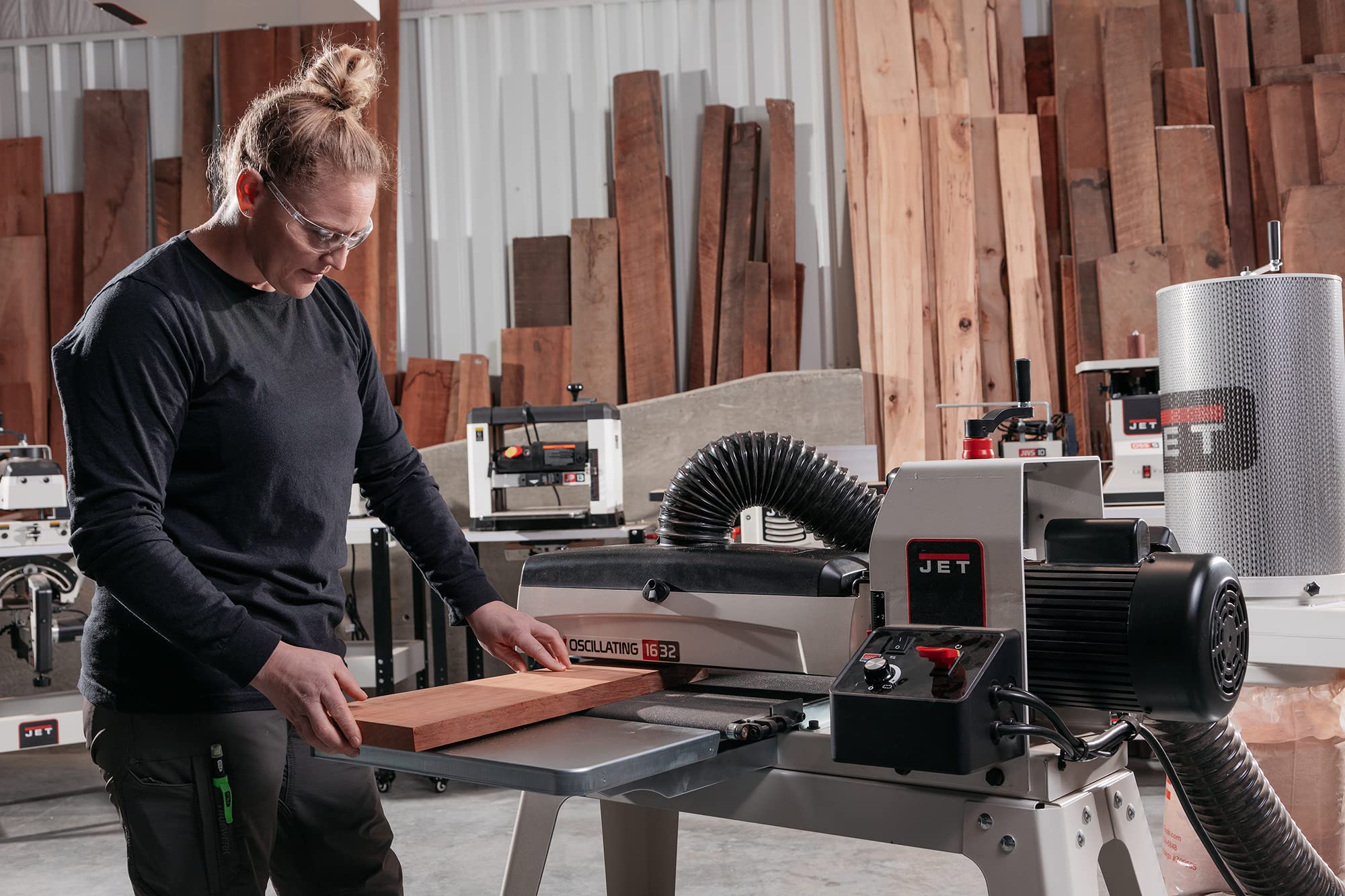 JET 16-Inch Oscillating Drum Sander, 1-1/2 HP, 115V 1Ph (Model JWDS-1632OSC) 14 JET 16-Inch Oscillating Drum Sander, 1-1/2 HP, 115V 1Ph (Model JWDS-1632OSC)