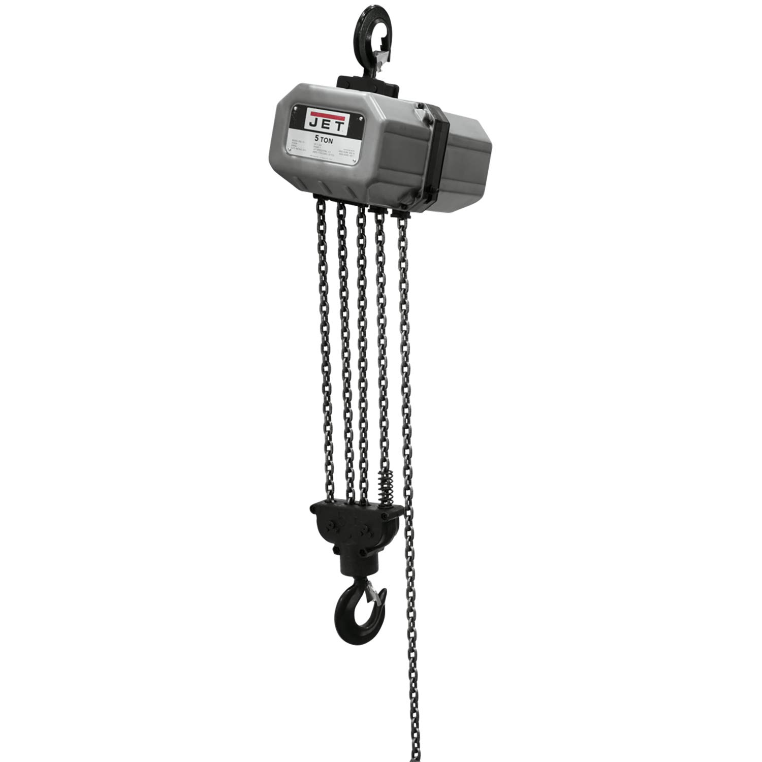 JET 5-Ton Electric Chain Hoist, 10' Lift, 3Ph 230/460V (5SS-3C-10)