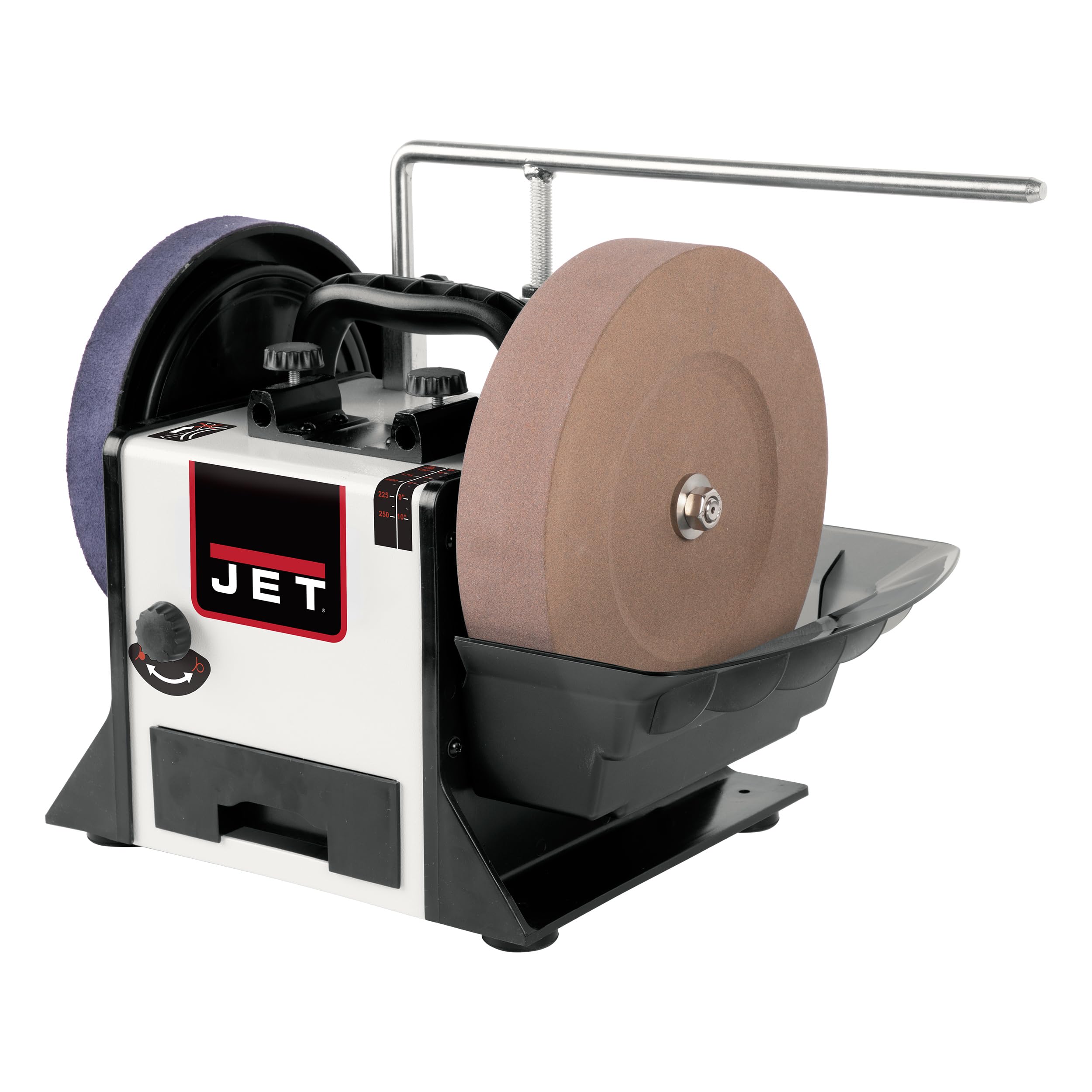 JET 10-Inch Variable-Speed Wet Sharpener, 150 RPM, 120V 1Ph (Model JWS-10) 1 JET 10-Inch Variable-Speed Wet Sharpener, 150 RPM, 120V 1Ph (Model JWS-10)
