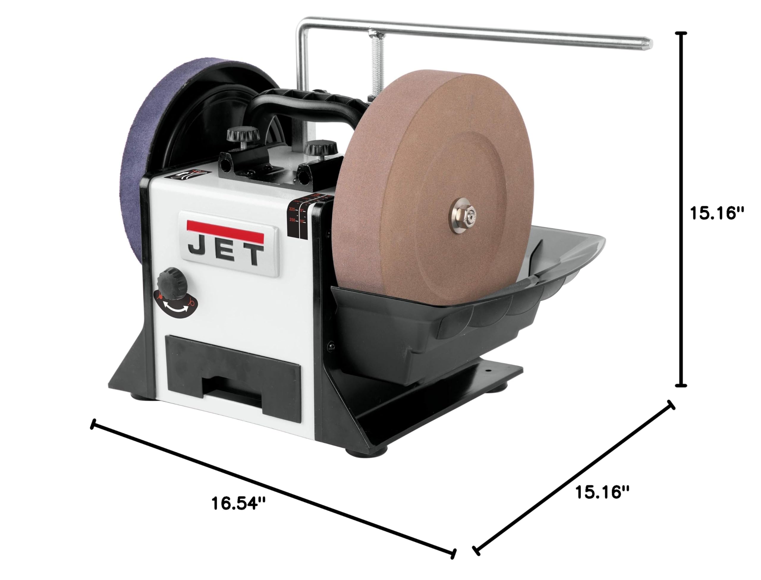 JET 10-Inch Variable-Speed Wet Sharpener, 150 RPM, 120V 1Ph (Model JWS-10) 11 JET 10-Inch Variable-Speed Wet Sharpener, 150 RPM, 120V 1Ph (Model JWS-10)