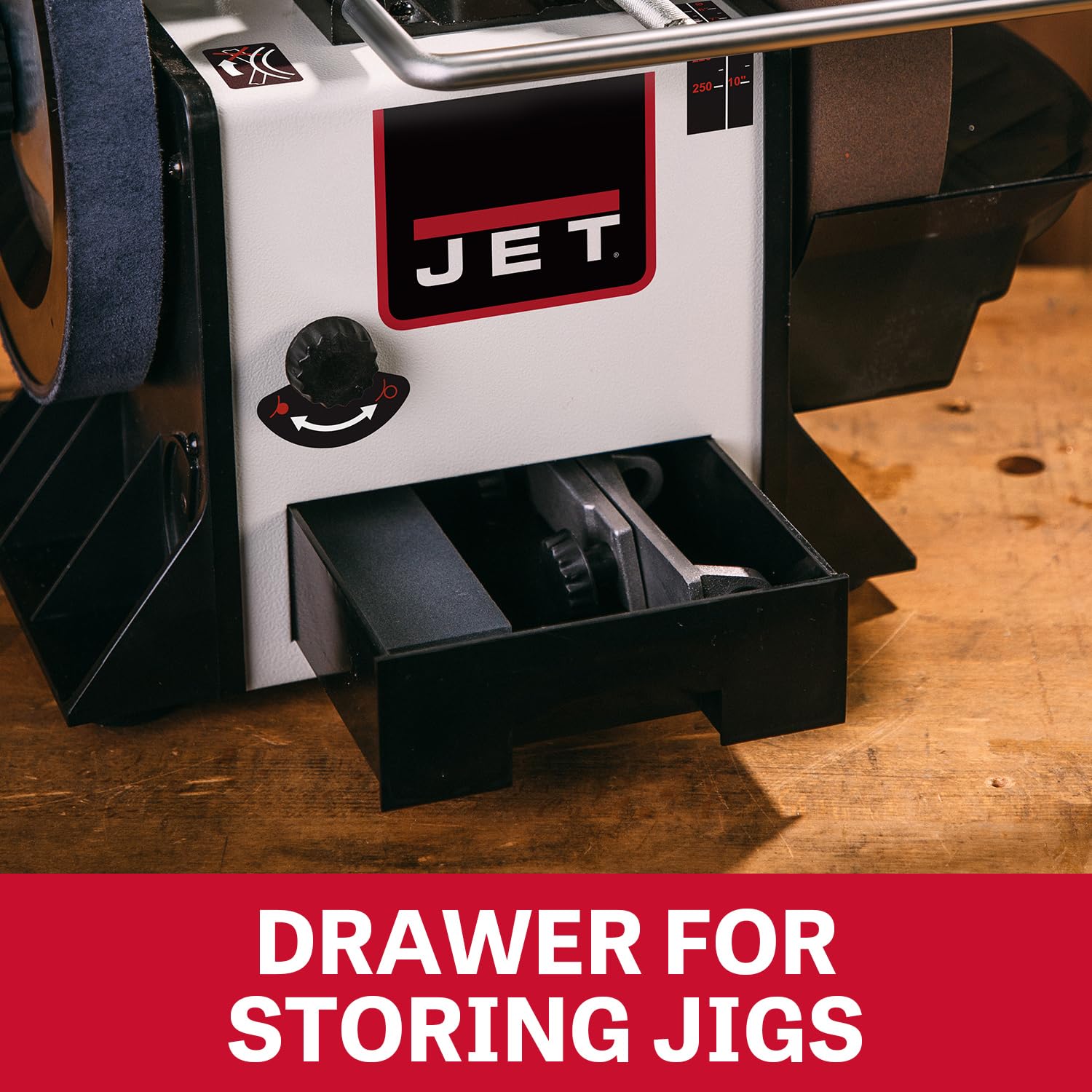 JET 10-Inch Variable-Speed Wet Sharpener, 150 RPM, 120V 1Ph (Model JWS-10) 5 JET 10-Inch Variable-Speed Wet Sharpener, 150 RPM, 120V 1Ph (Model JWS-10)