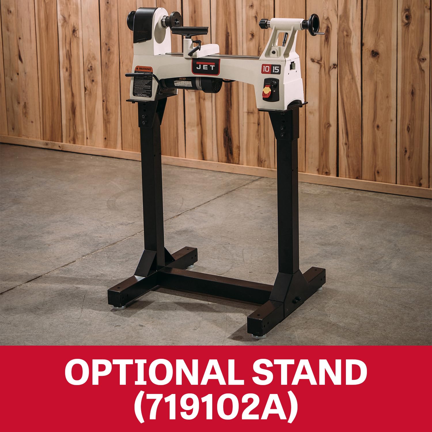 JET 10" x 15" Variable Speed Benchtop Woodworking Lathe, Wood Turning Machine, 1/2 HP, 115V 1Ph (JWL-1015VS) 7 JET 10" x 15" Variable Speed Benchtop Woodworking Lathe, Wood Turning Machine, 1/2 HP, 115V 1Ph (JWL-1015VS)