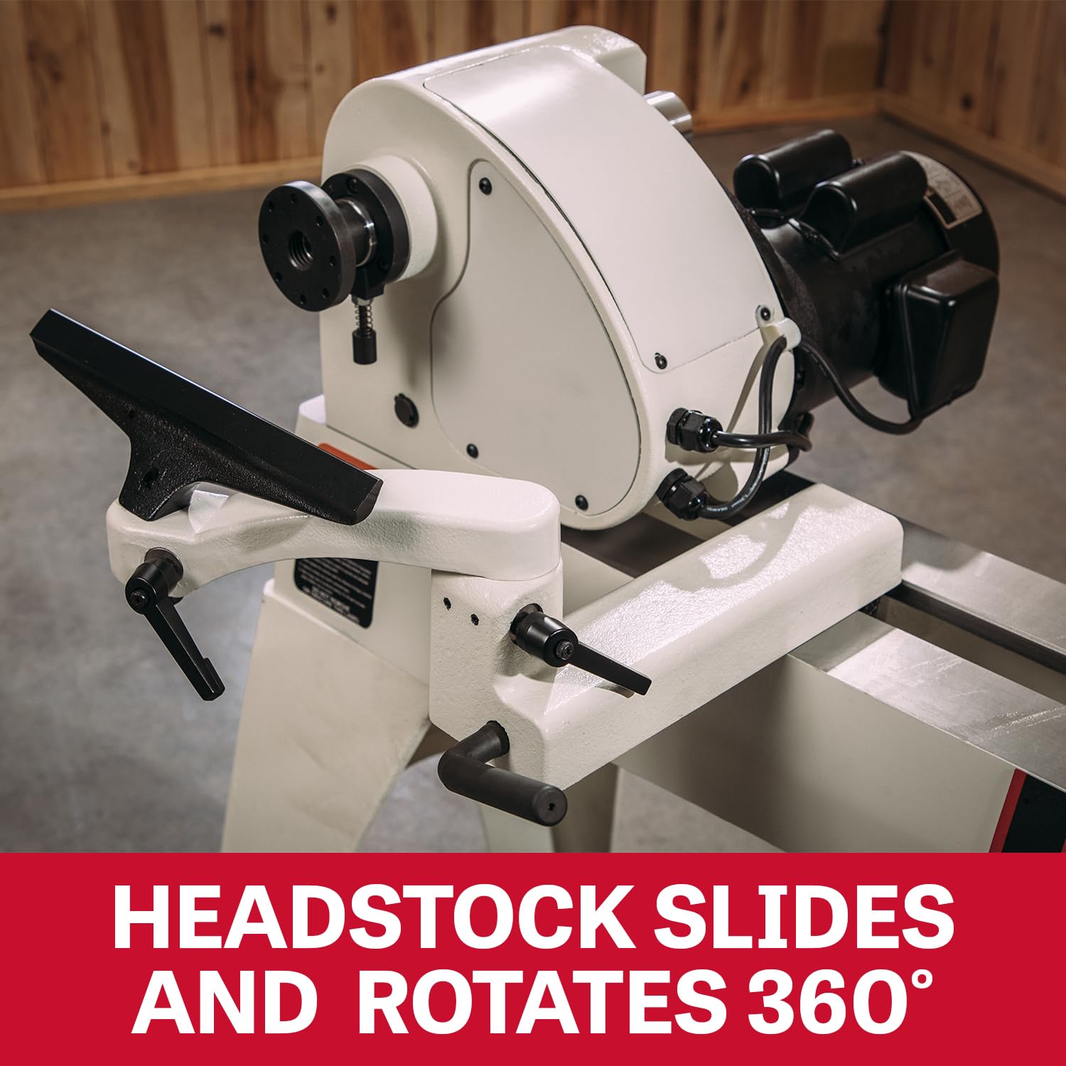 JET 14" x 40" Variable-Speed Woodworking Lathe, 1 HP, 115/230V 1Ph (Model JWL-1440VS) 2 JET 14" x 40" Variable-Speed Woodworking Lathe, 1 HP, 115/230V 1Ph (Model JWL-1440VS)
