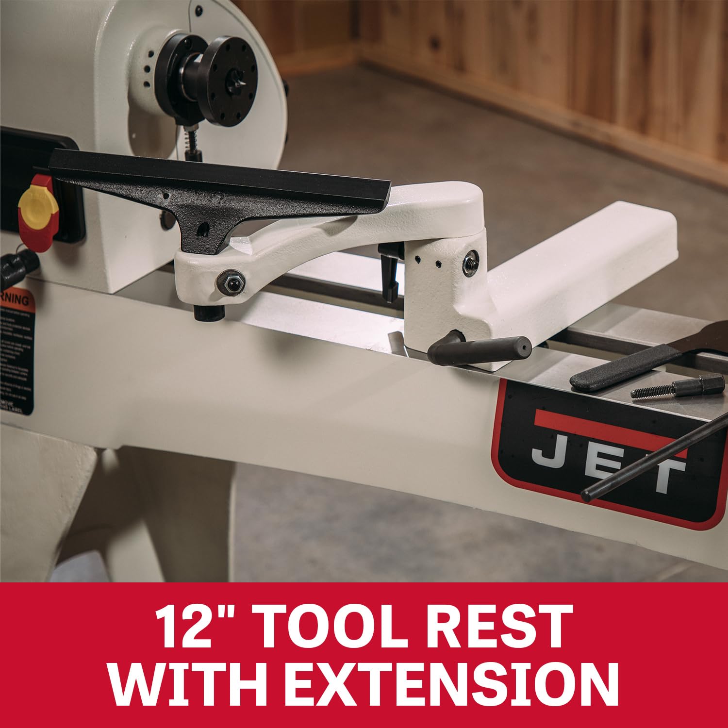 JET 14" x 40" Variable-Speed Woodworking Lathe, 1 HP, 115/230V 1Ph (Model JWL-1440VS) 3 JET 14" x 40" Variable-Speed Woodworking Lathe, 1 HP, 115/230V 1Ph (Model JWL-1440VS)