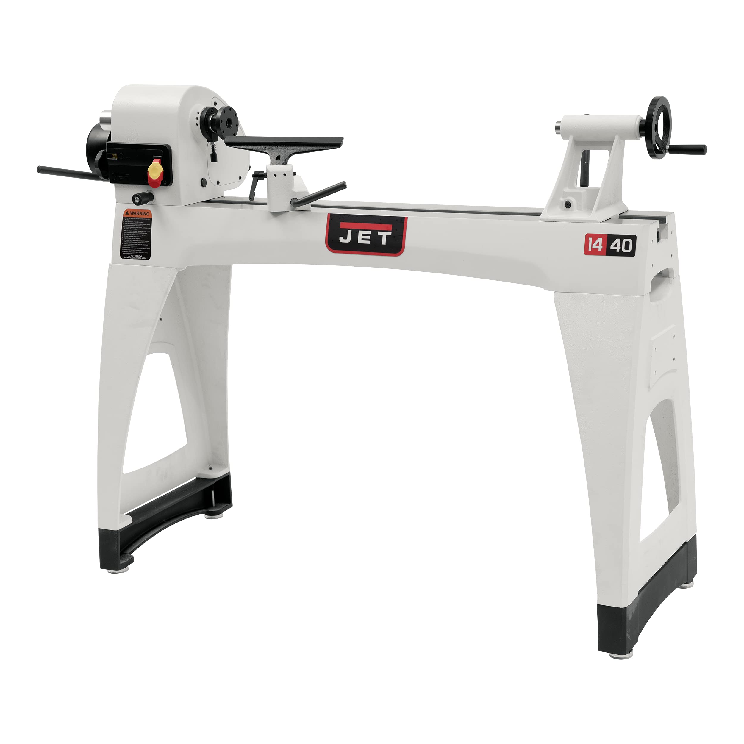 JET 14" x 40" Variable Speed Woodworking Lathe with Open Stand, Wood Turning Machine, 1 HP, 115/230V 1Ph (JWL-1440VSK)