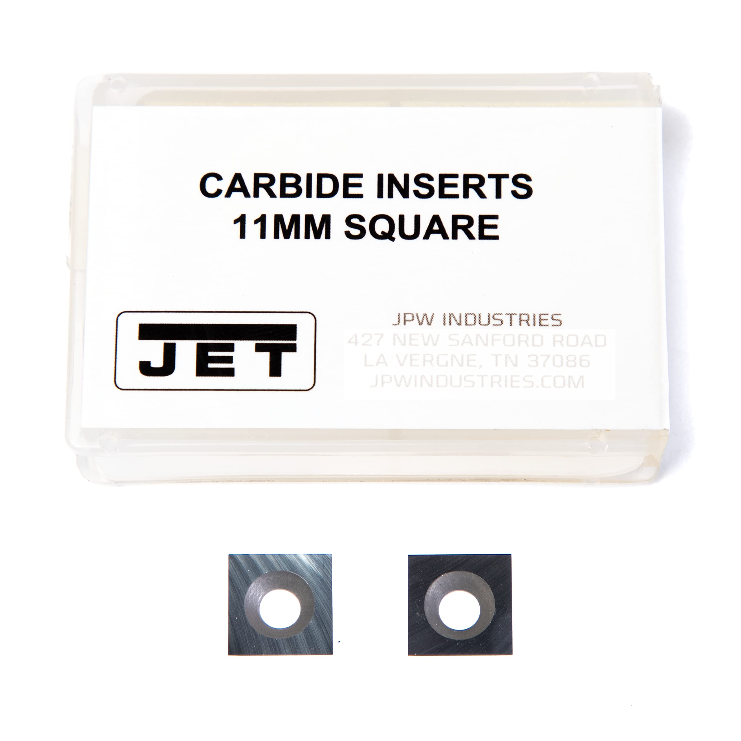JET Woodturning Chisel Cutting Blade, 11mm Square Carbide Inserts (‎719951)