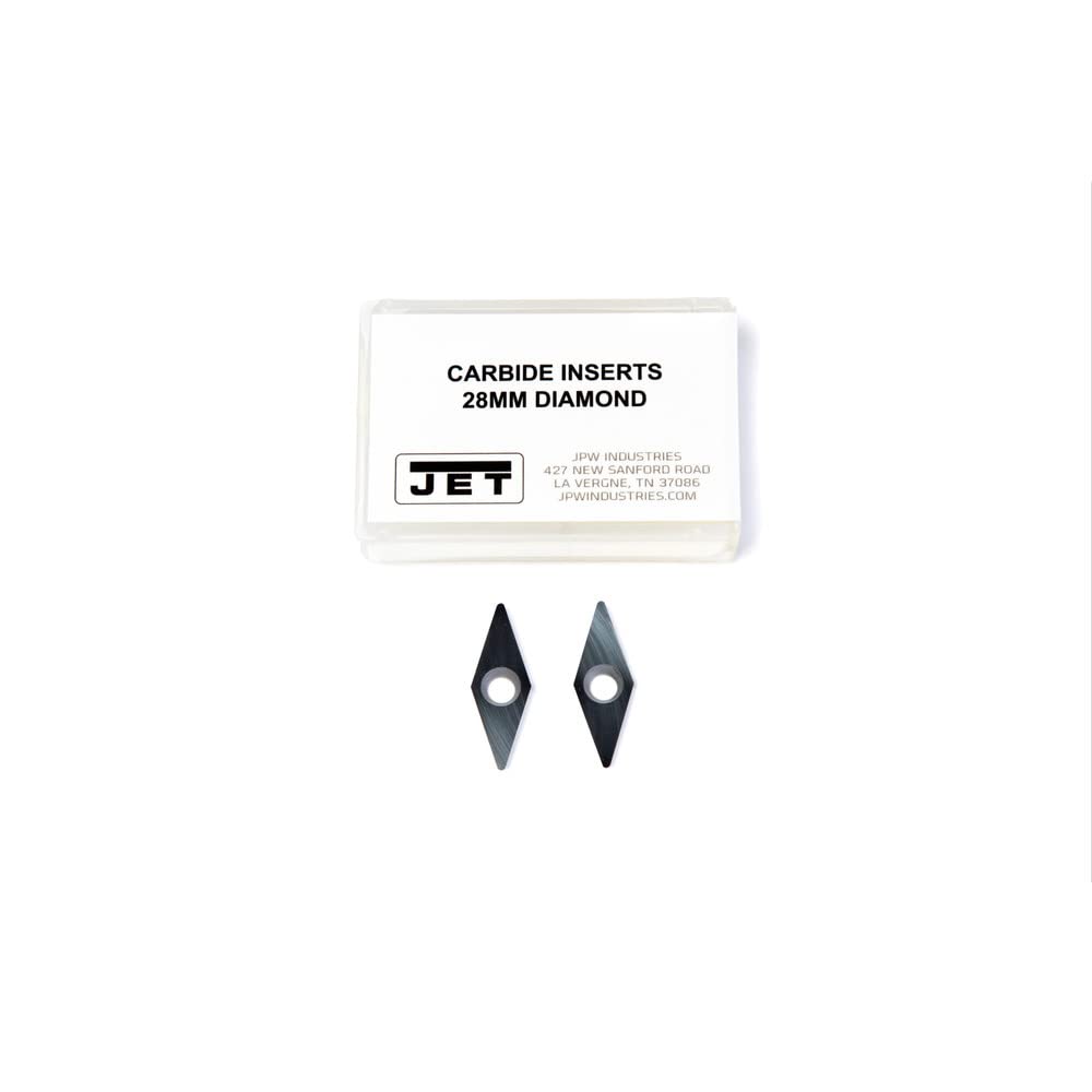 JET Woodturning Chisel Cutting Blade, 28mm Diamond Carbide Inserts (719954)