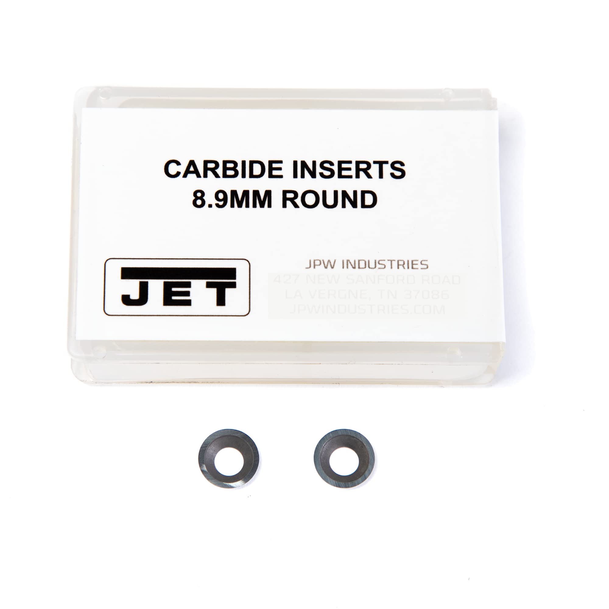 JET Woodturning Chisel Cutting Blade, 8.9mm Round Carbide Inserts (719955) 1 JET Woodturning Chisel Cutting Blade, 8.9mm Round Carbide Inserts (719955)
