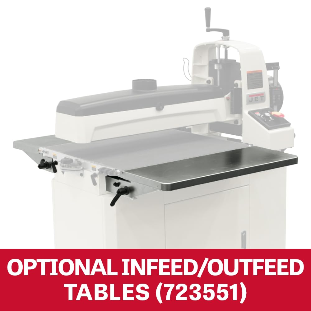 JET 22-Inch Oscillating Drum Sander, Closed Stand, 1-3/4 HP, 115V 1Ph (JWDS-2244OSC) 12 JET 22-Inch Oscillating Drum Sander, Closed Stand, 1-3/4 HP, 115V 1Ph (JWDS-2244OSC)