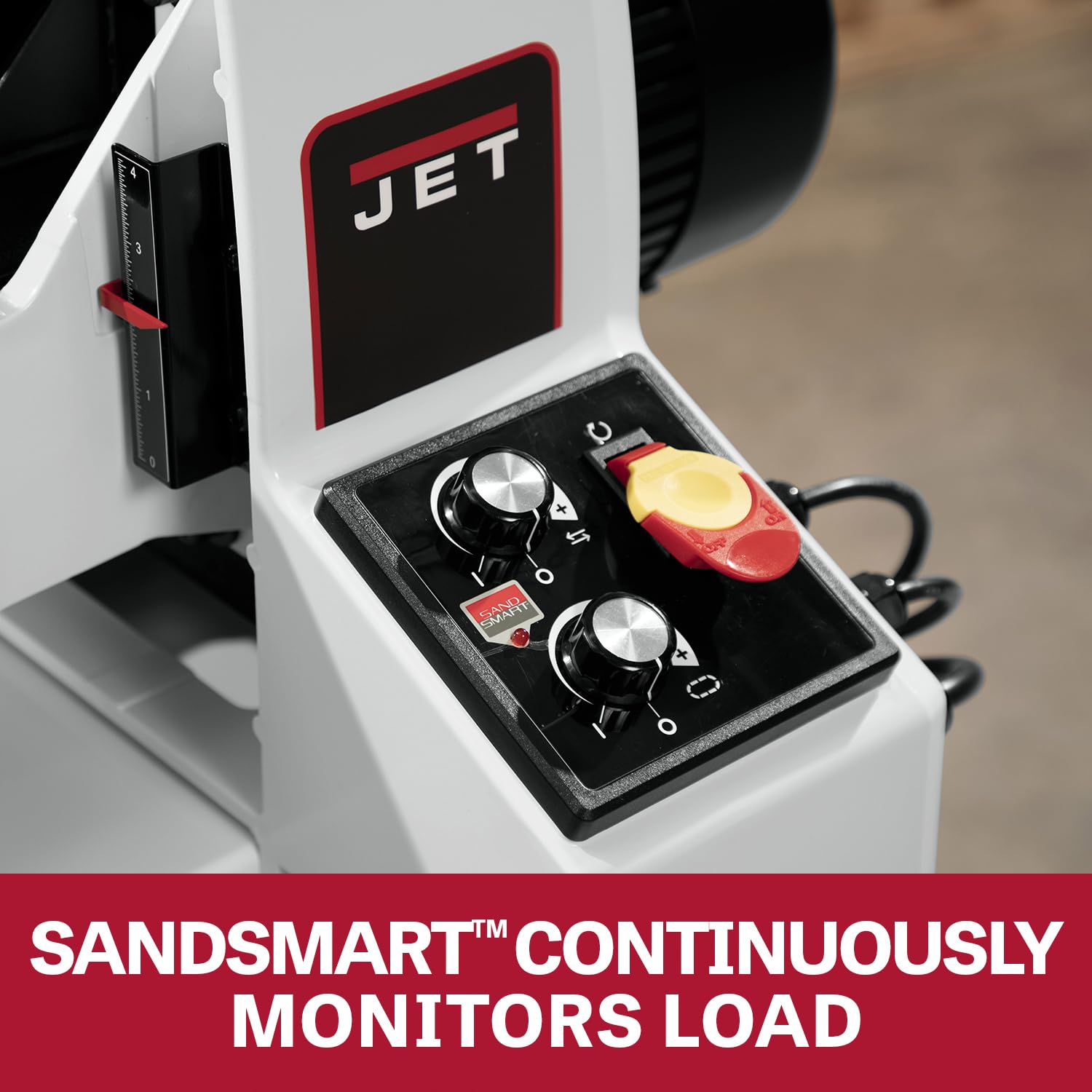 JET 22-Inch Oscillating Drum Sander, Closed Stand, 1-3/4 HP, 115V 1Ph (JWDS-2244OSC)