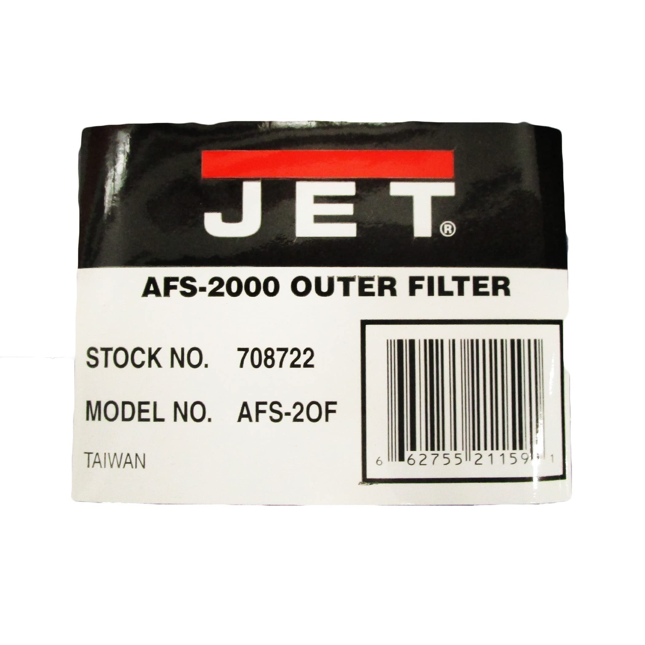JET 20x24x2 Electrostatic Outer Air Filter, fits AFS-2000 (708722)