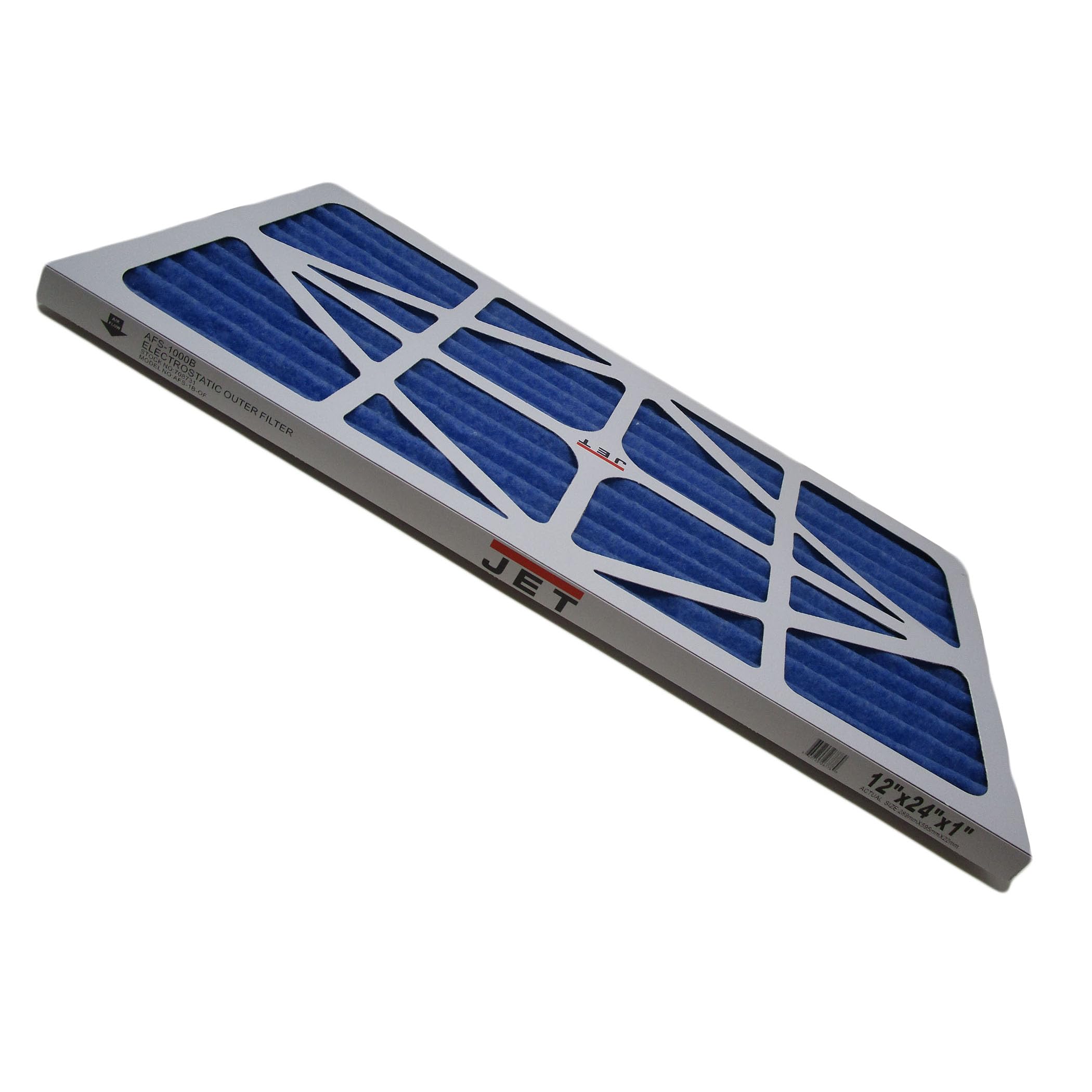JET 24x12x1 Electrostatic Outer Air Filter, fits AFS-1000B/1000C (708731) 4 JET 24x12x1 Electrostatic Outer Air Filter, fits AFS-1000B/1000C (708731)