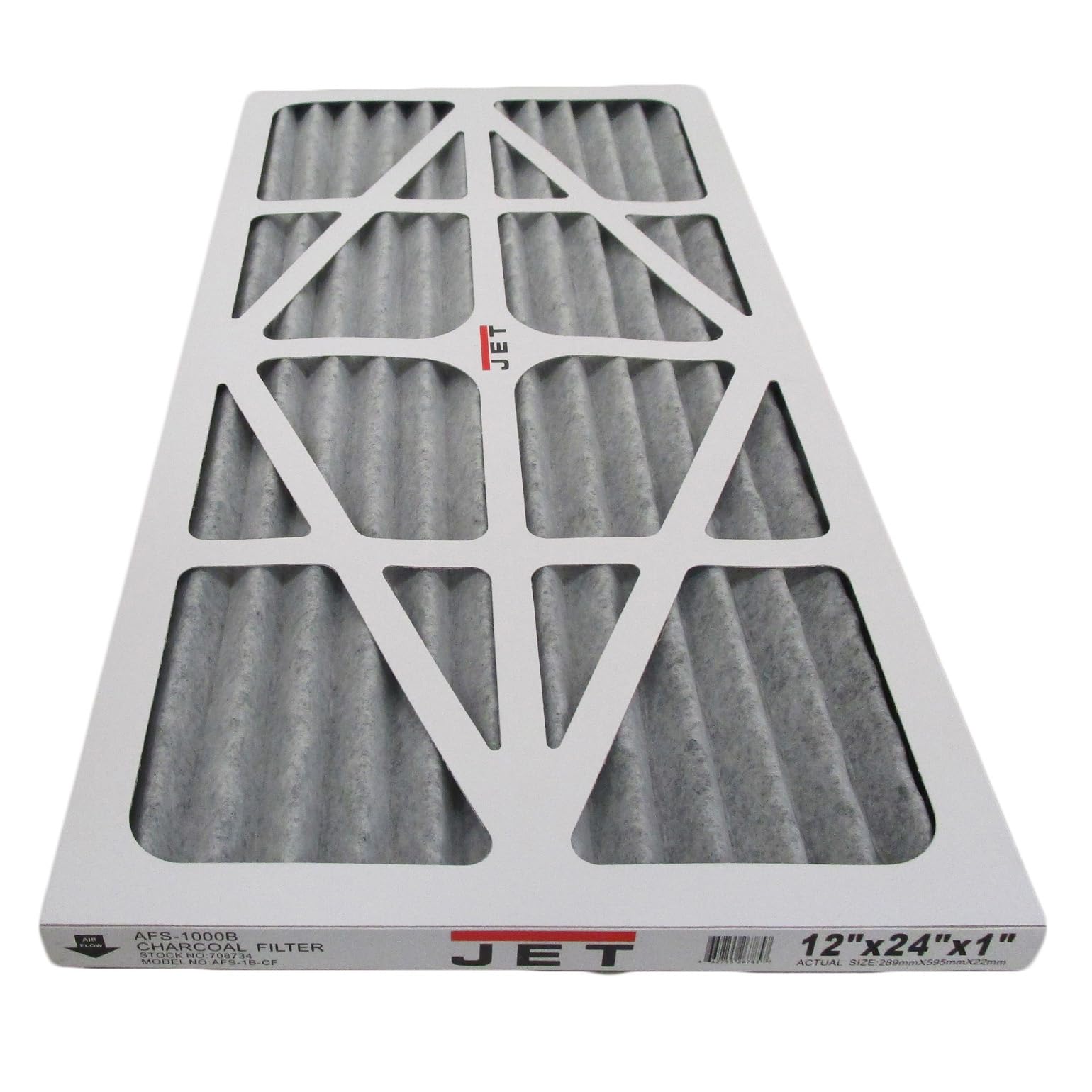 JET 24x12x1 Charcoal Air Filter, fits AFS-1000B/1000C (708734)