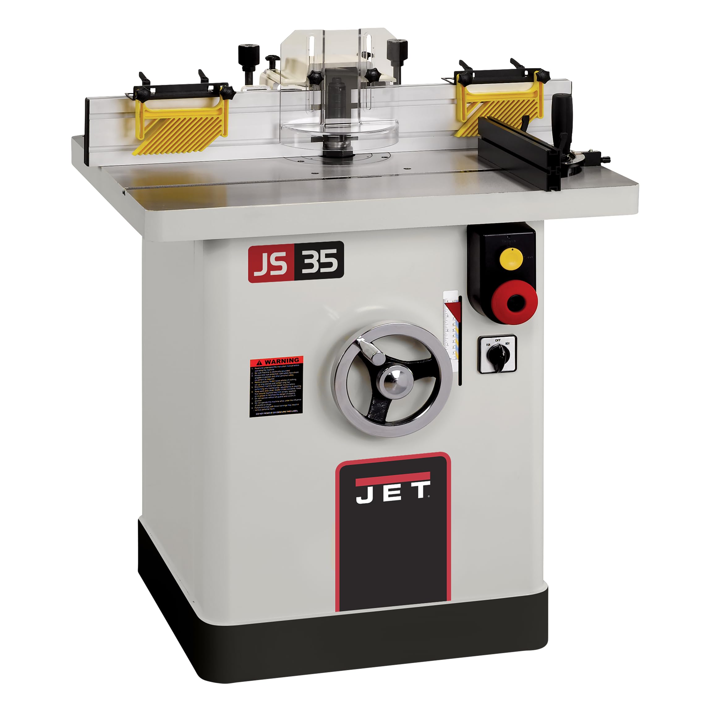 JET 3-HP Spindle Shaper, 230V 1Ph (Model JWS-35X3-1)