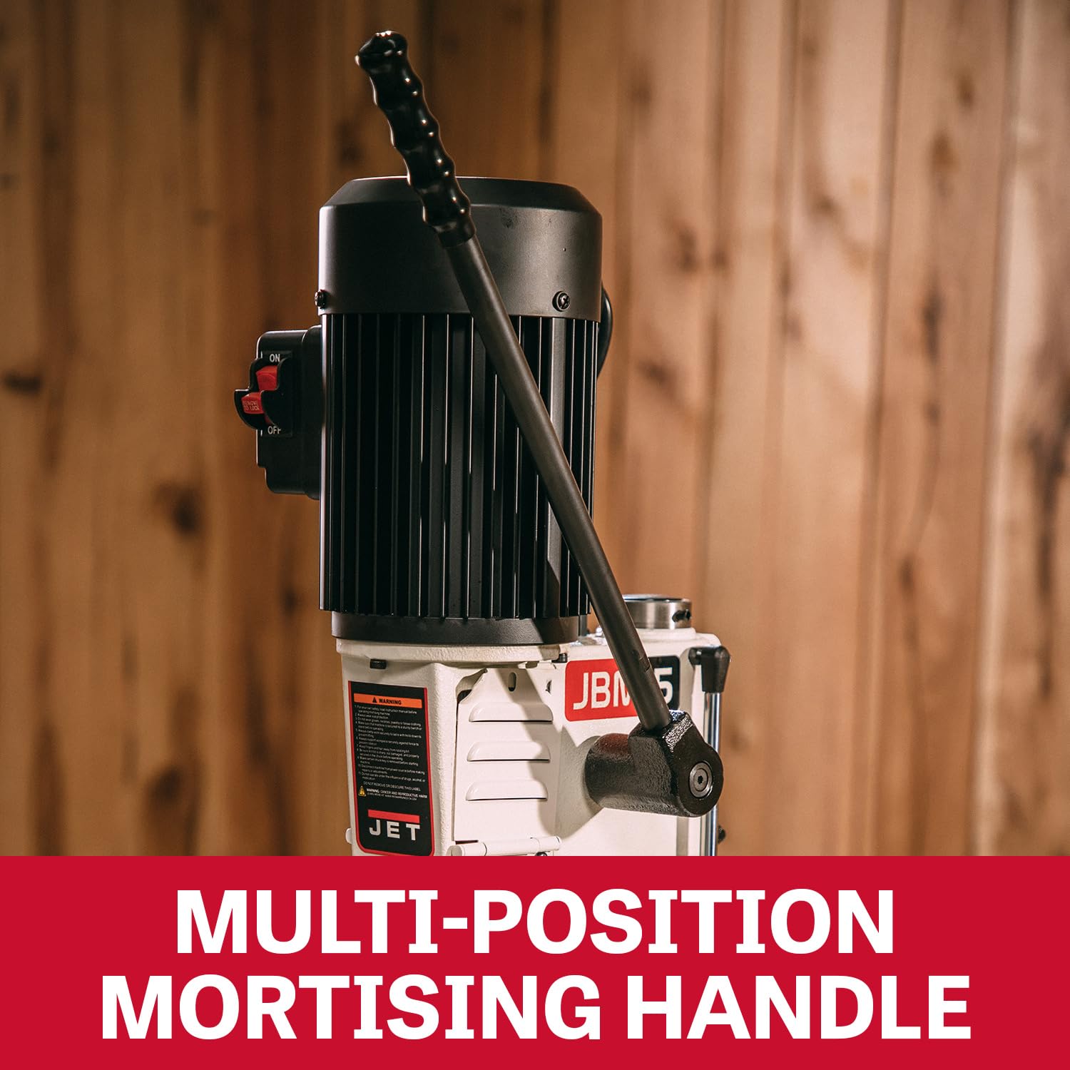 JET Benchtop Mortiser, 1/2" Chisel, 4-3/4" Stroke, 115V 1Ph (Model JBM-5) 5 JET Benchtop Mortiser, 1/2" Chisel, 4-3/4" Stroke, 115V 1Ph (Model JBM-5)
