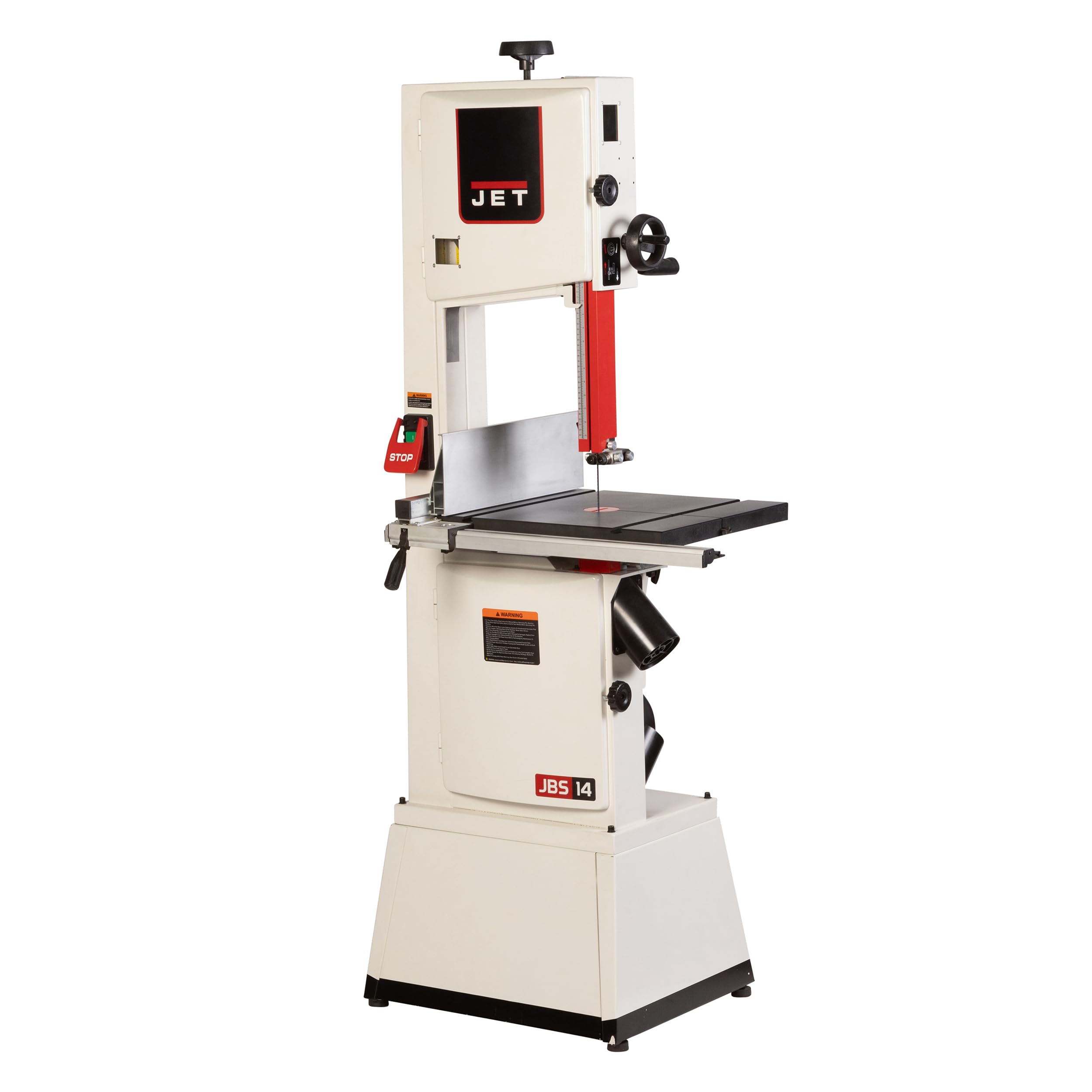 JET Black 14-Inch Woodworking Band Saw, 1.75 HP, 115/230V 1Ph (JWBS-14SFX-BLK)
