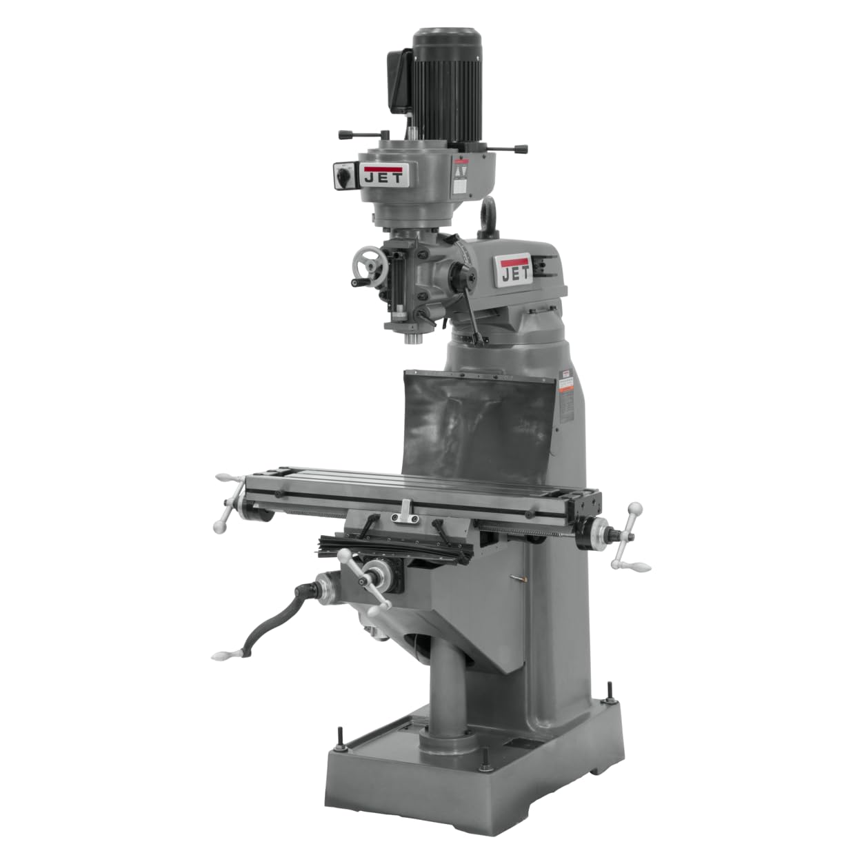 JET Step Pulley Milling Machine, 1-1/2 HP, 115/230V 1Ph (Model JVM-836-1) 1 JET Step Pulley Milling Machine, 1-1/2 HP, 115/230V 1Ph (Model JVM-836-1)