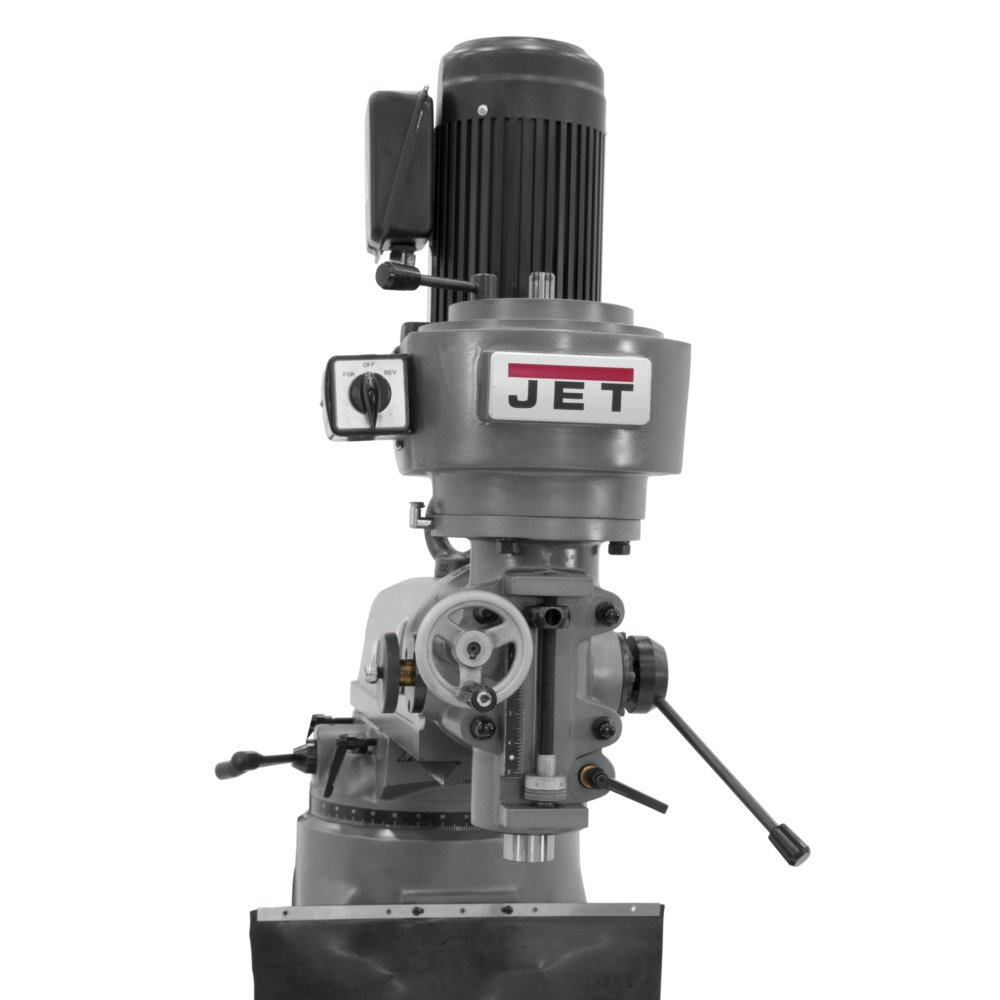 JET Step Pulley Milling Machine, 1-1/2 HP, 115/230V 1Ph (Model JVM-836-1) 3 JET Step Pulley Milling Machine, 1-1/2 HP, 115/230V 1Ph (Model JVM-836-1)
