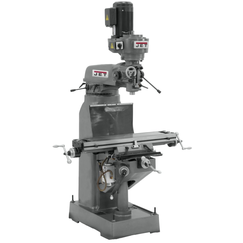 JET Step Pulley Milling Machine, 1-1/2 HP, 115/230V 1Ph (Model JVM-836-1) 4 JET Step Pulley Milling Machine, 1-1/2 HP, 115/230V 1Ph (Model JVM-836-1)