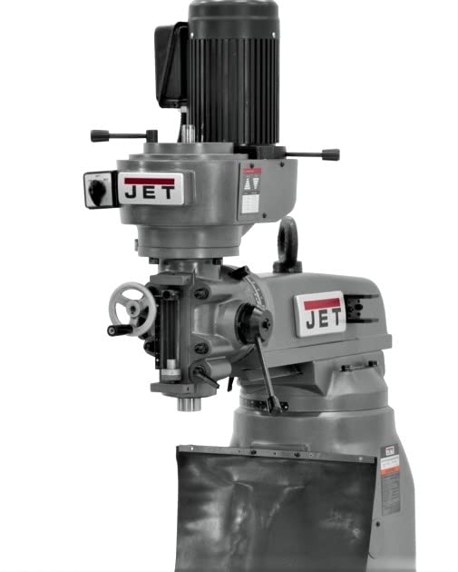 JET Step Pulley Milling Machine, 1-1/2 HP, 230V 3Ph (Model JVM-836-3) 3 JET Step Pulley Milling Machine, 1-1/2 HP, 230V 3Ph (Model JVM-836-3)