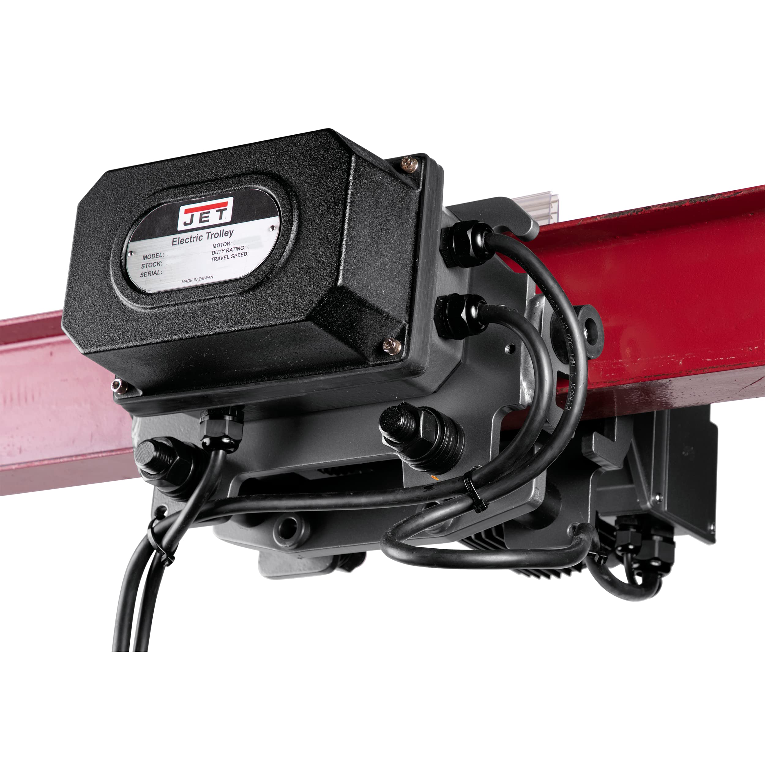 JET 3-Ton Two-Speed Electric Trolley, 0.2/0.8 HP, 3Ph 460V (Model MT300-4) 1 JET 3-Ton Two-Speed Electric Trolley, 0.2/0.8 HP, 3Ph 460V (Model MT300-4)