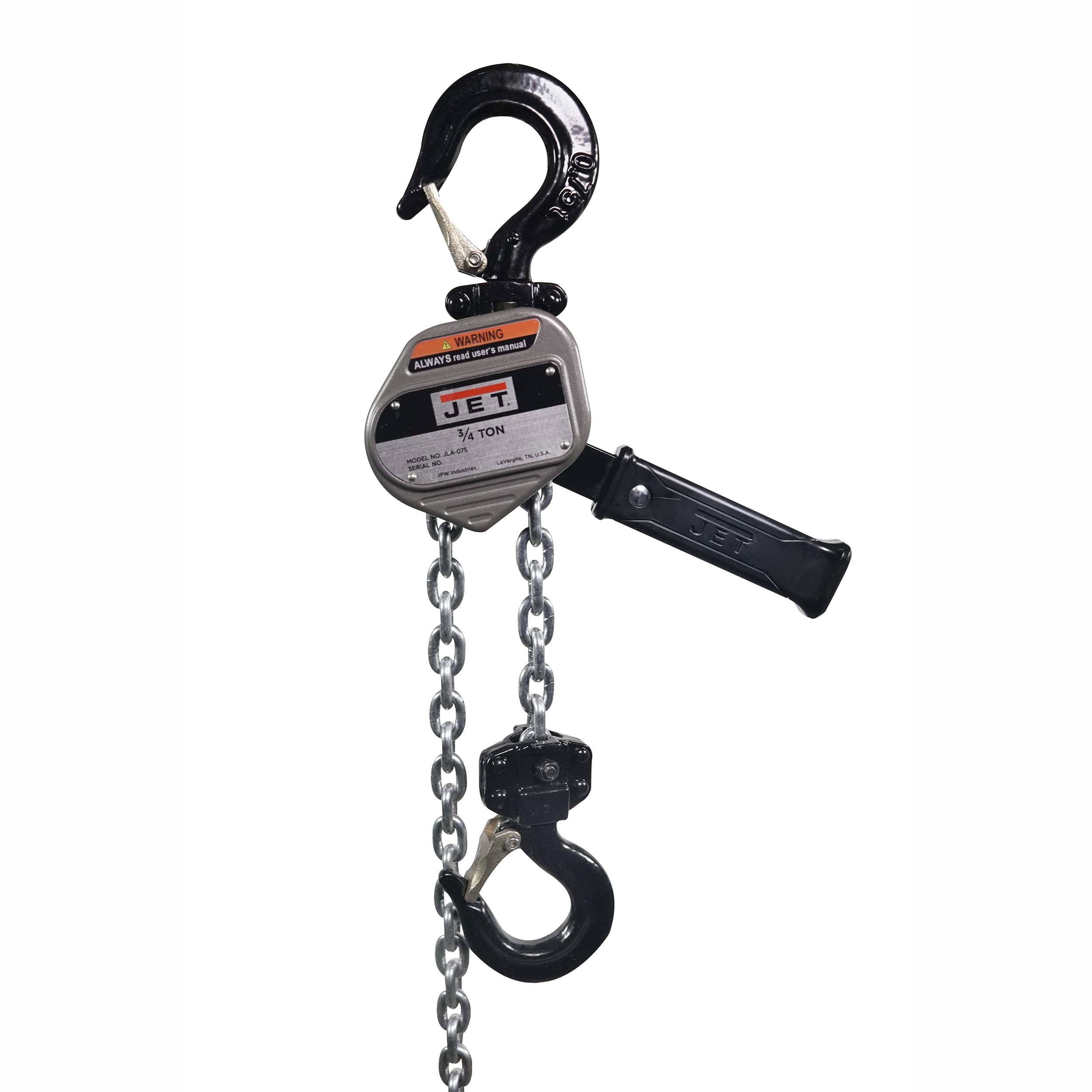 JET 3/4-Ton Compact Lever Hoist, 20' Lift (JLA-075-20)