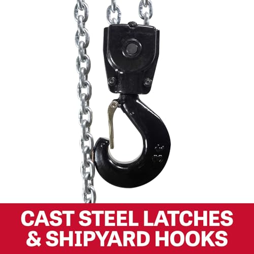 JET 3-Ton Compact Lever Hoist, 10' Lift, Shipyard Hooks (JLA-300-10SH) 3 JET 3-Ton Compact Lever Hoist, 10' Lift, Shipyard Hooks (JLA-300-10SH)